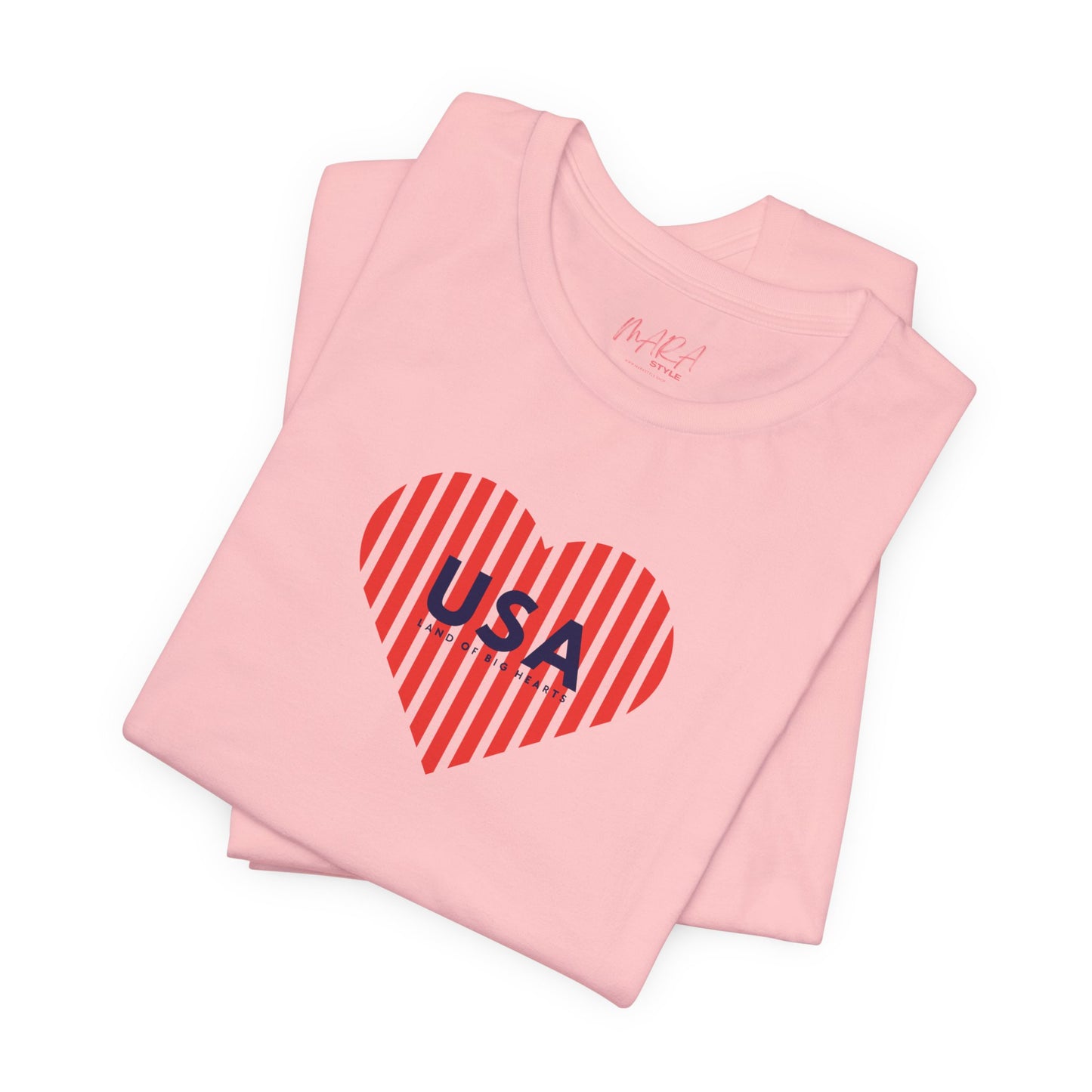 Team USA Heart Tshirt, Patriotic Shirt