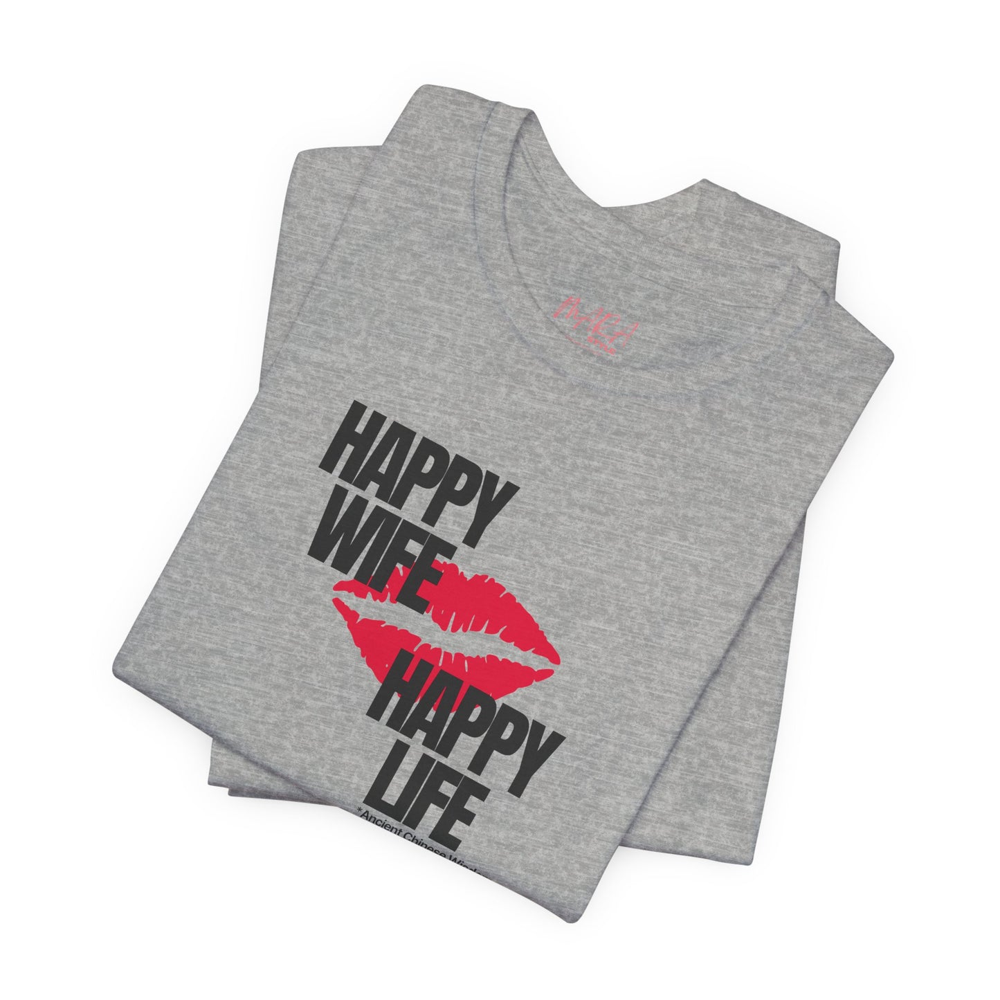 Happy Wife, Happy Life T-shirt, Cool Ladies Tee