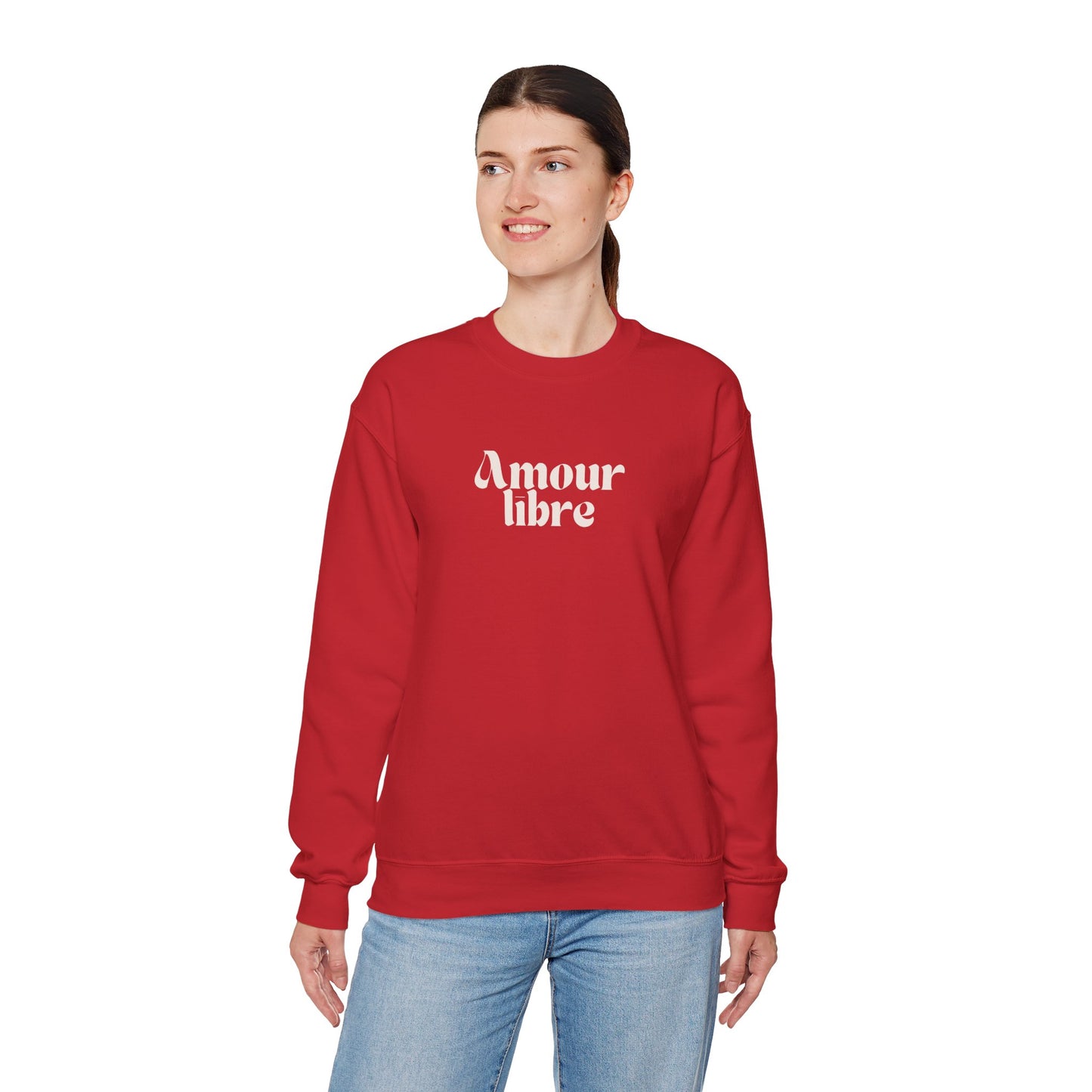 Amour Libre -Free Love Sweatshirt, French Preppy