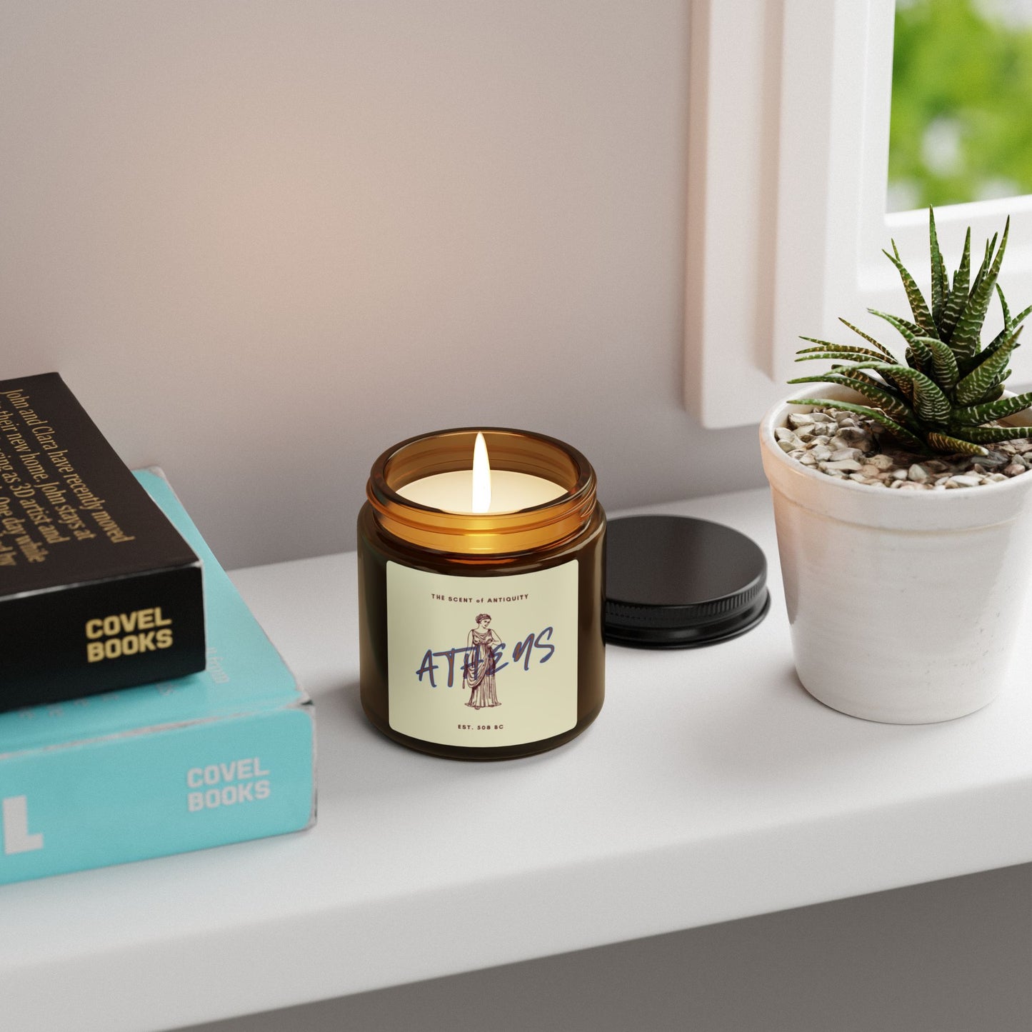 ATHENS "Scent of Antiquity" Soy Candle