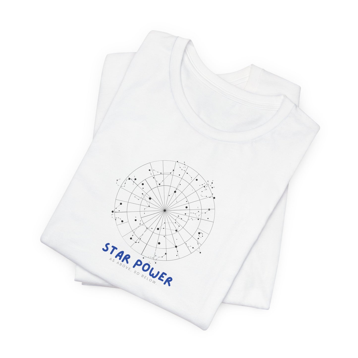 Astrology Tee, Star Power, Yogawear