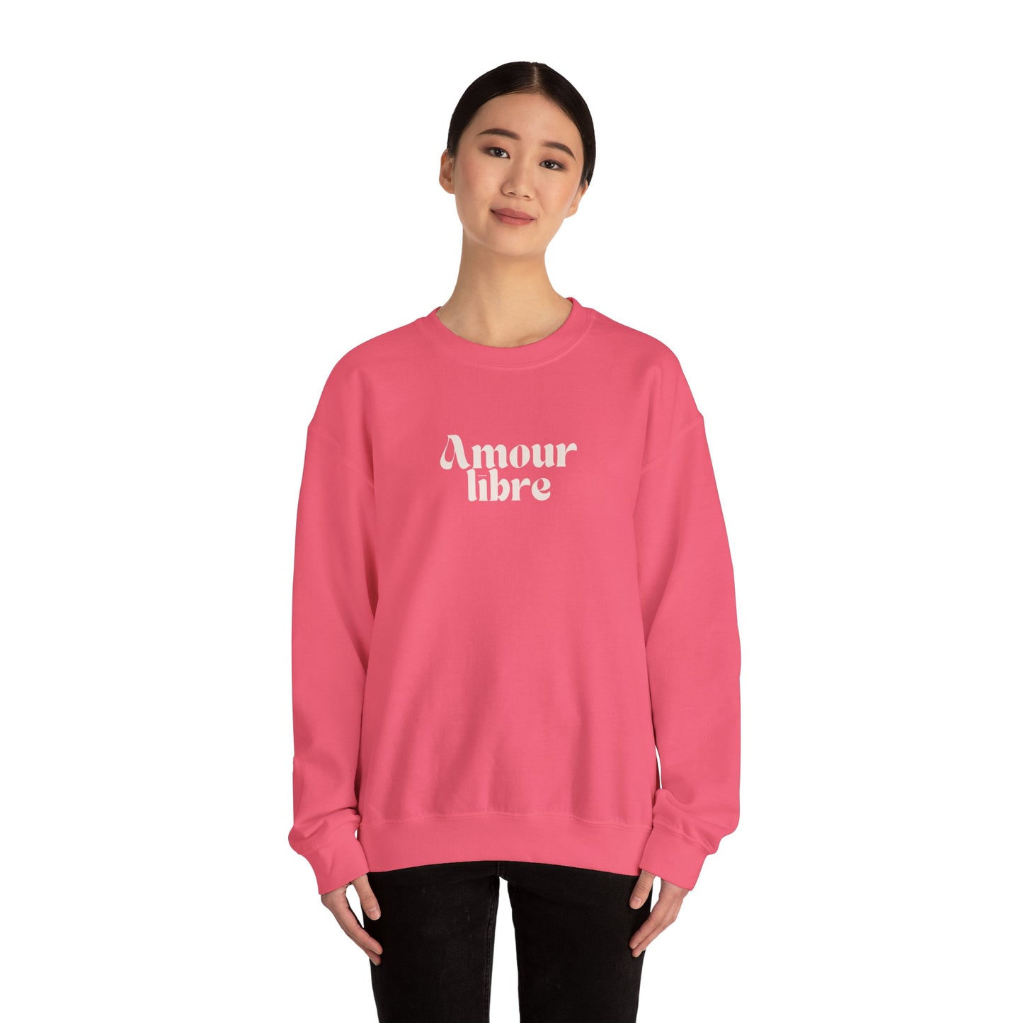 Amour Libre -Free Love Sweatshirt, French Preppy