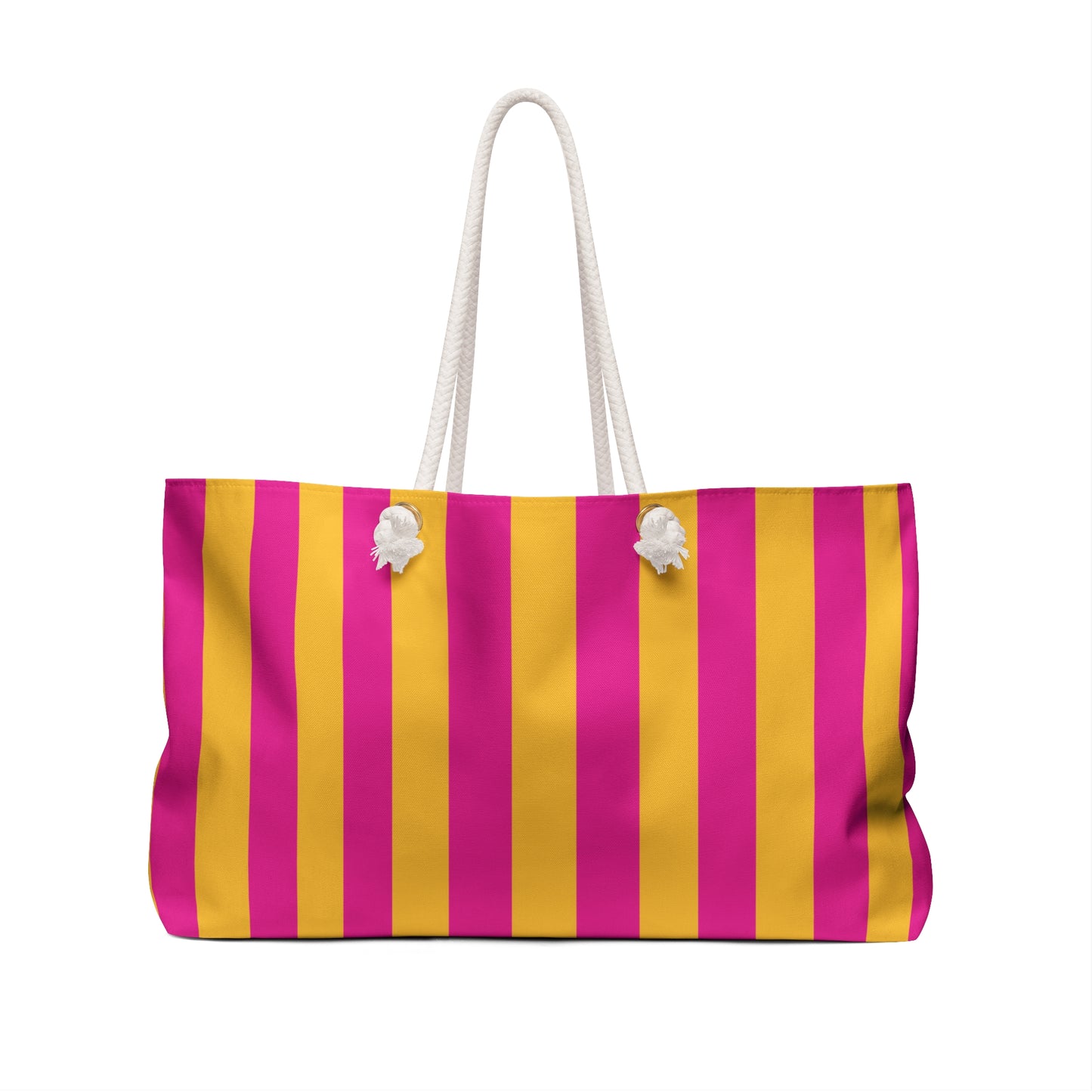 Chic Oversized Vacation Tote Bag, Hot Pink