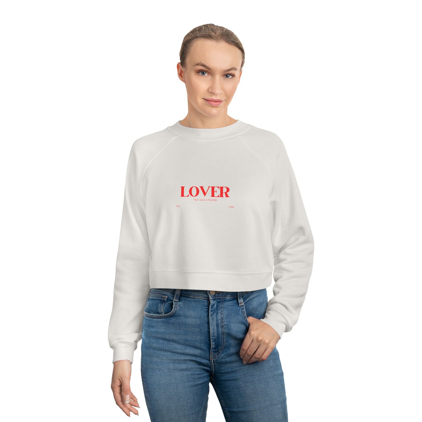 Yin/Yang Lover- Fighter Crop Sweatshirt