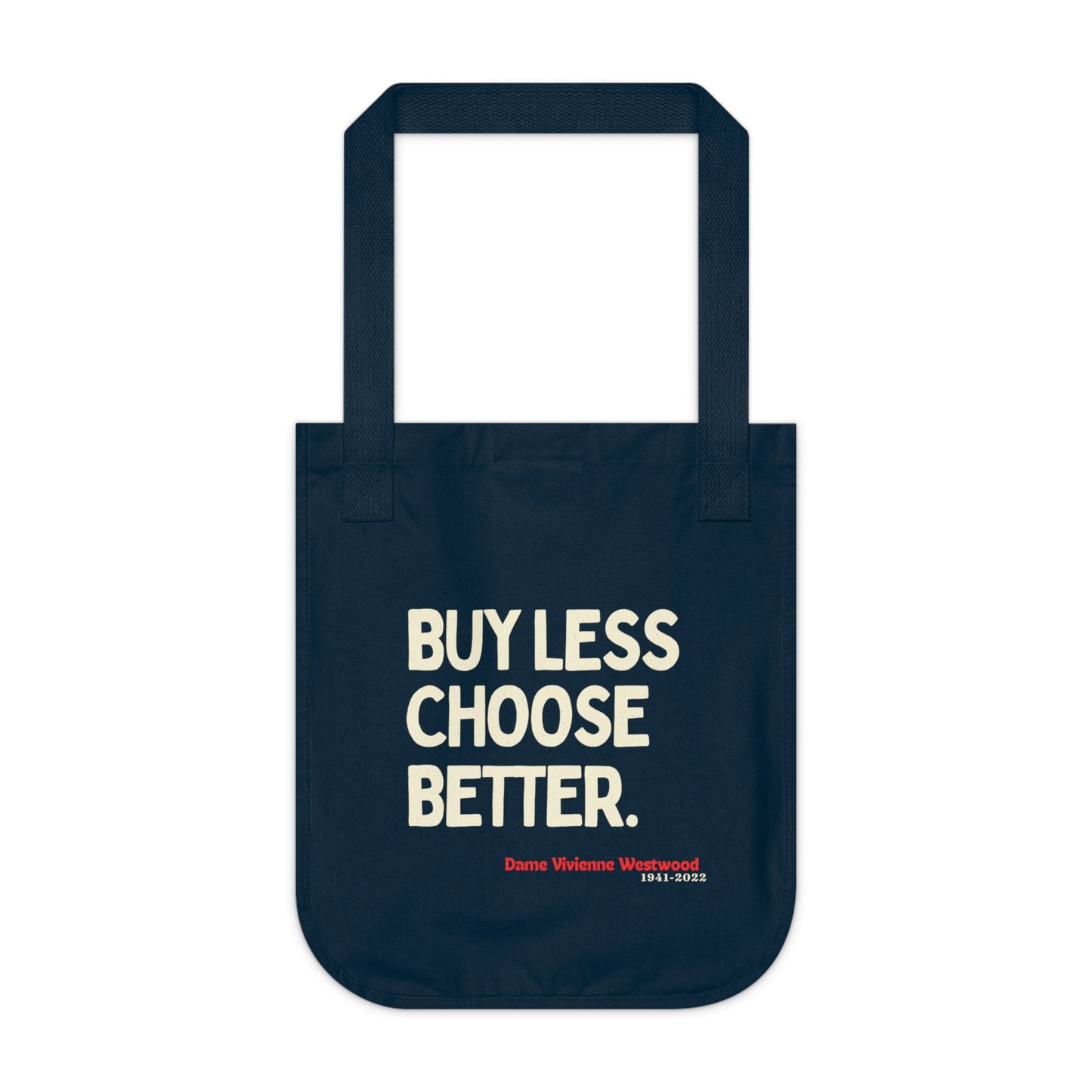 Vivienne Westwood Inspired Organic Canvas Tote Bag - Eco-Friendly Fashion