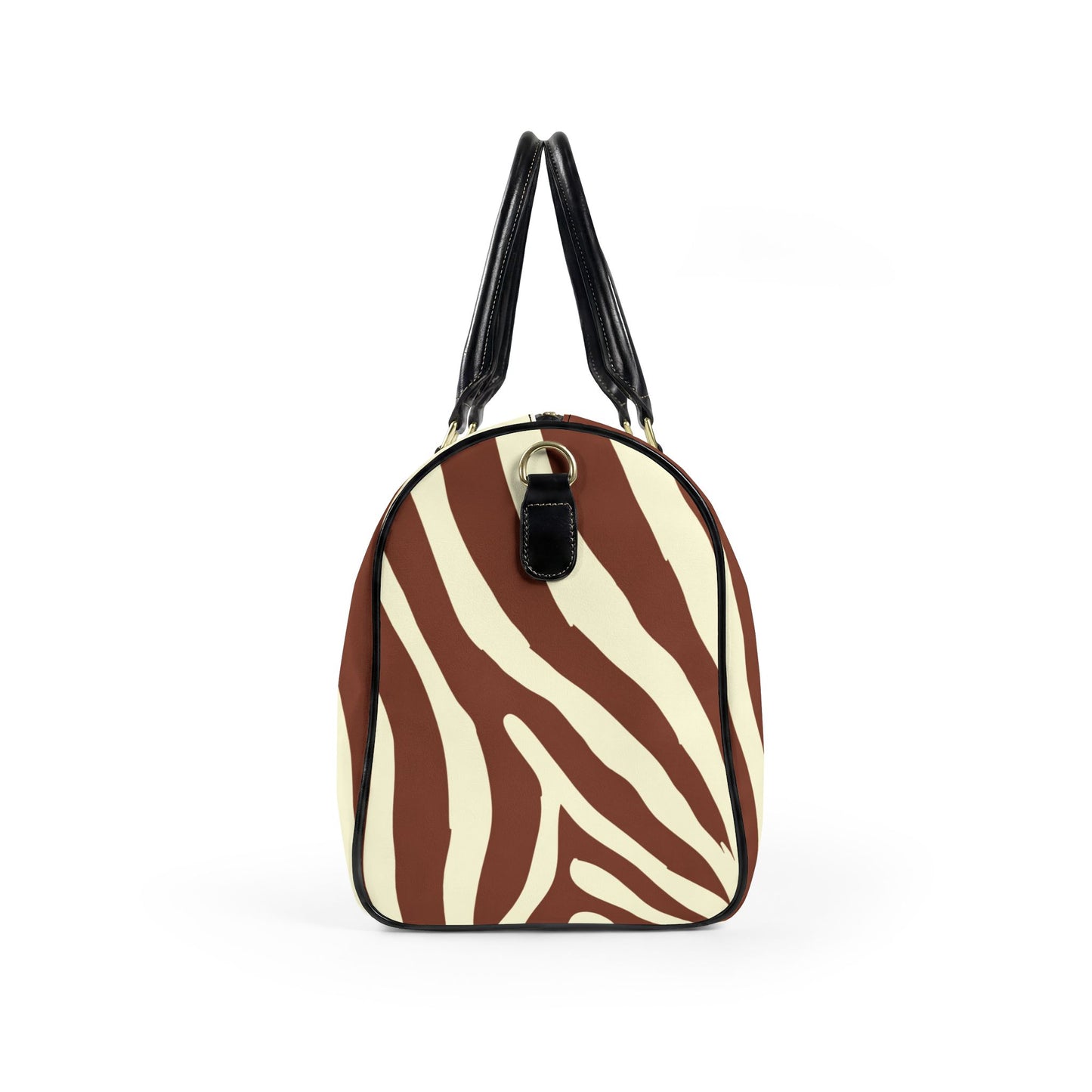 Vegan Pony-Hair Faux Leather Travel Duffle — Stylish Vegan Leather Weekender