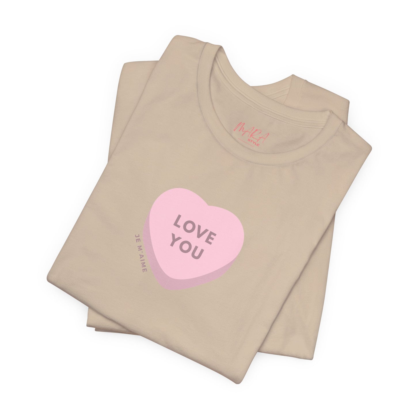 Self-Love Message Ladies Tee, "Je m'aime" I Love Myself