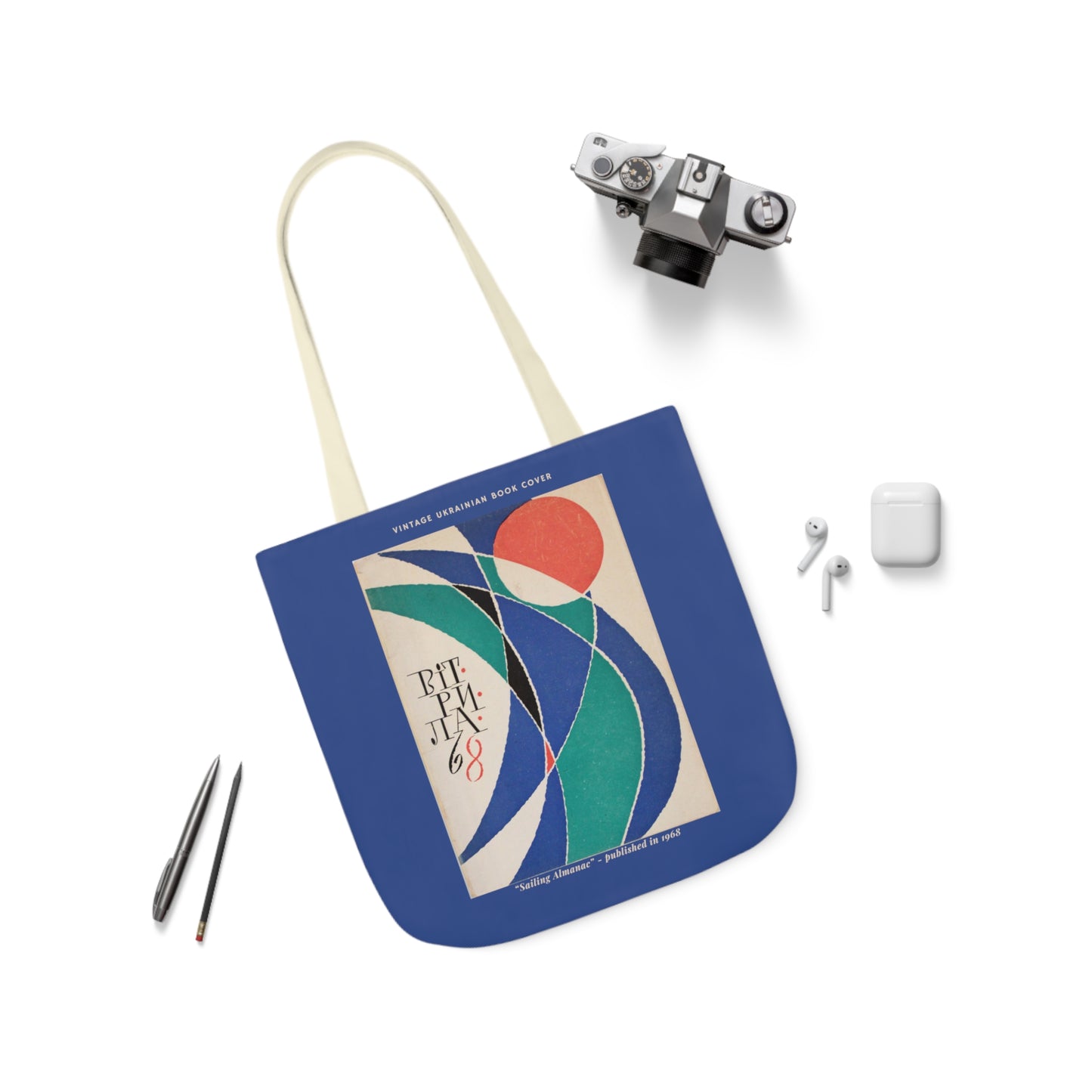 Vintage Sailing Almanac Design Tote Bag