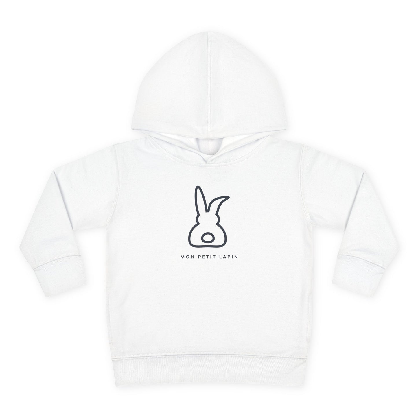 Mon Petit Lapin - Cute Toddler Fleece Hoodie Pullover