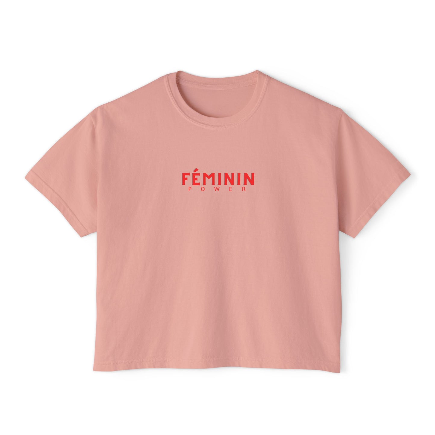 Feminine Power Boxy Crop T-Shirt