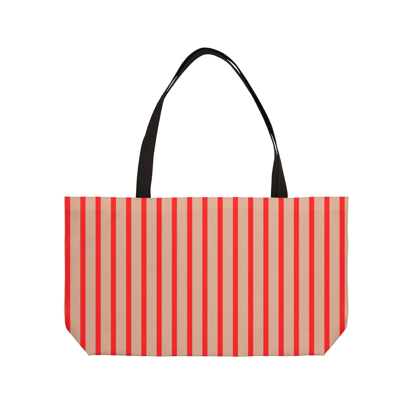 Parisian Weekender Tote Bag, RED