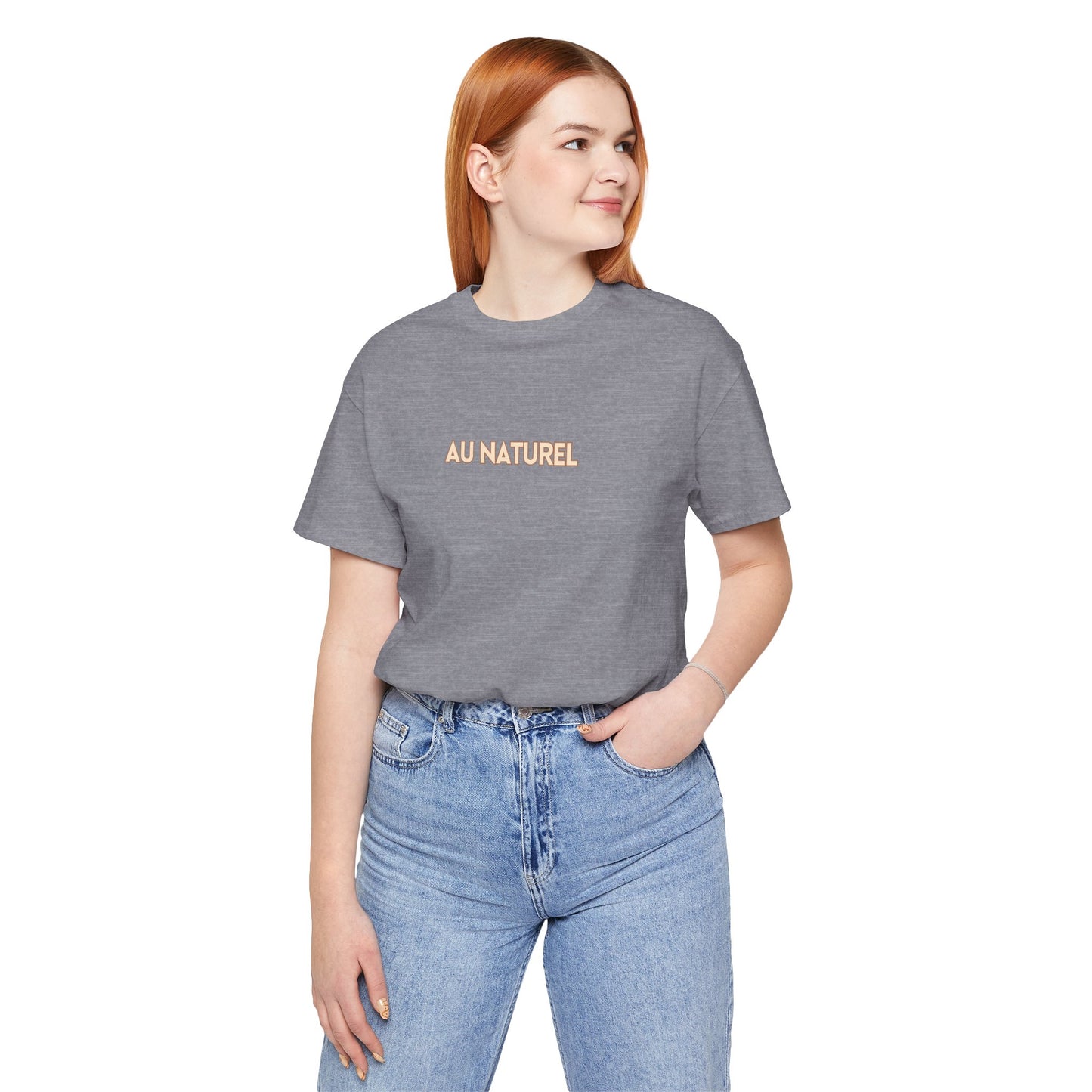 AU NATUREL French Jersey Tee - Natural Beauty