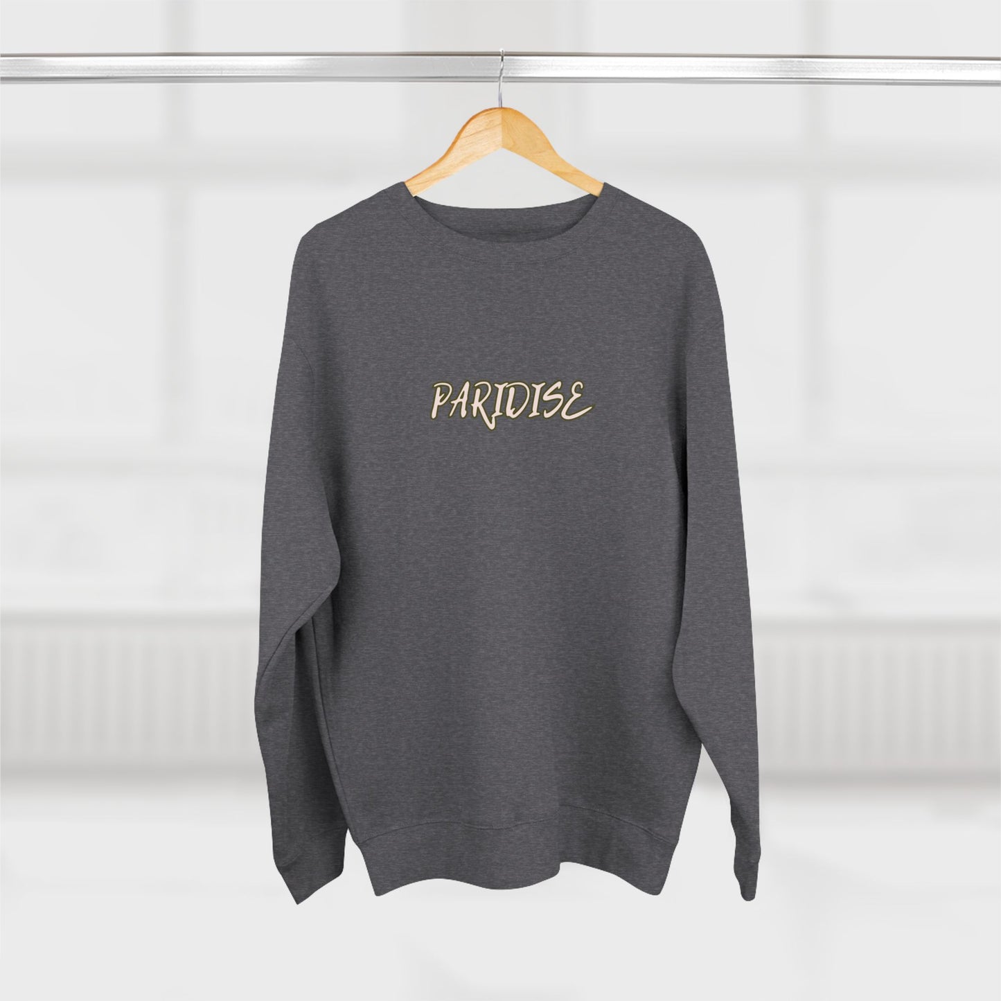 PARADISE Unisex Crewneck Sweatshirt, Elegant Sweatshirt