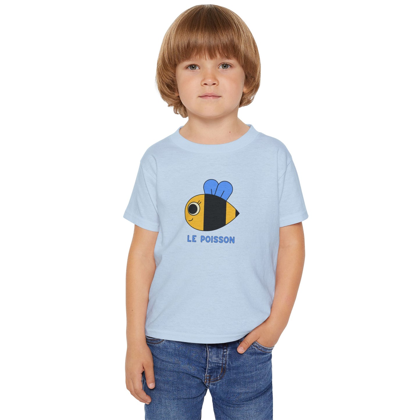 Cute Toddler Animal T-Shirt, Le Poisson