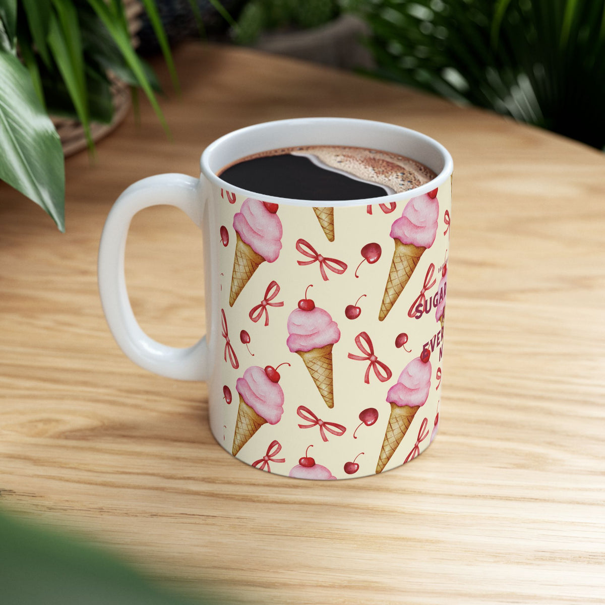 What are girls made of Ice Cream Mug - Sugar and Spice Everything Nice