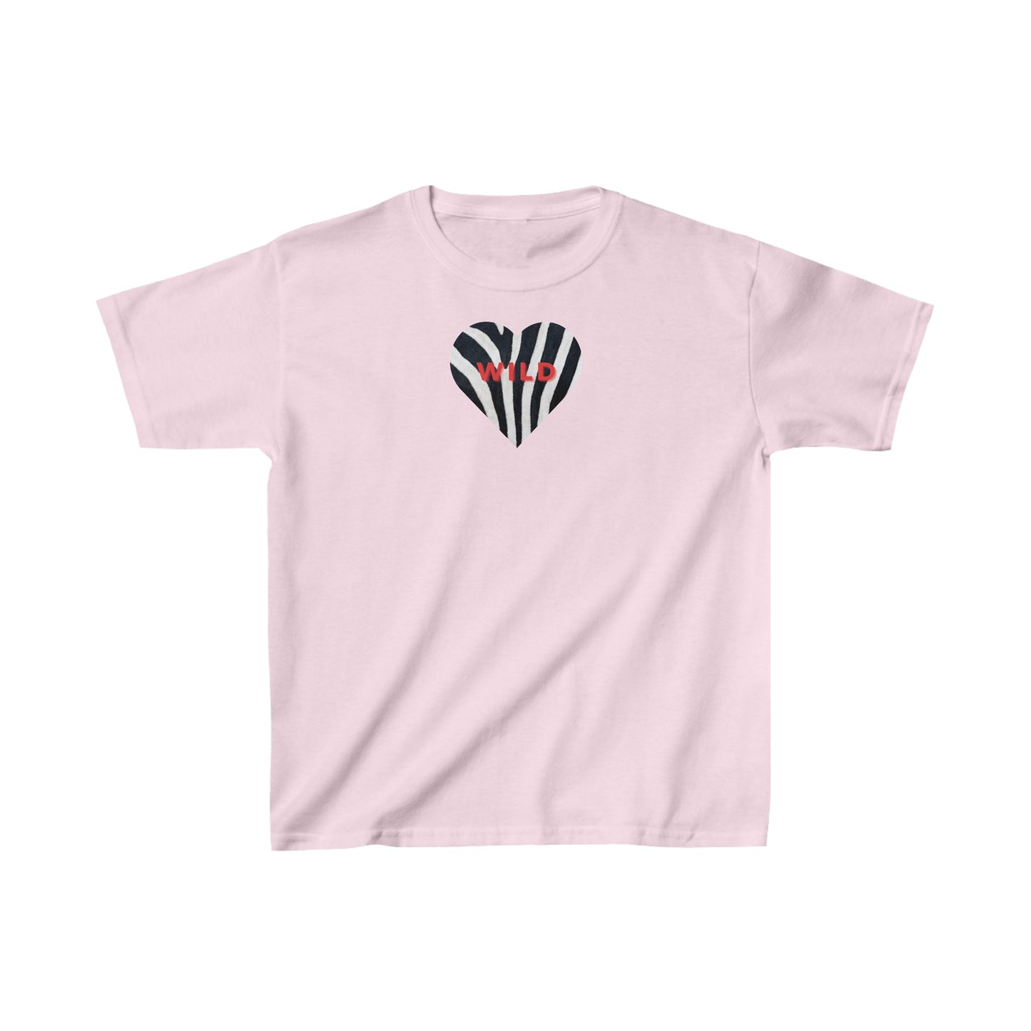 Zebra Heart Tee | Kids Animal Print