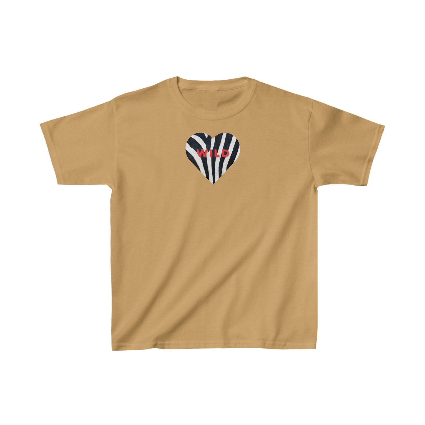 Zebra Heart Tee | Kids Animal Print