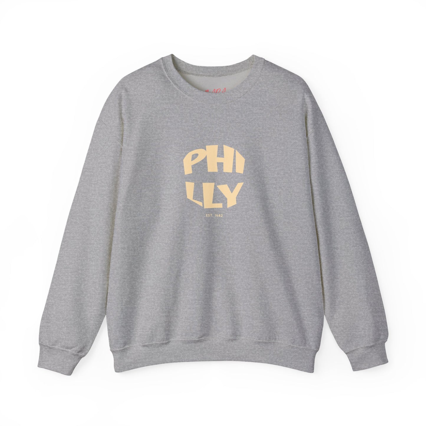 Philly Crewneck Sweatshirt, Grey