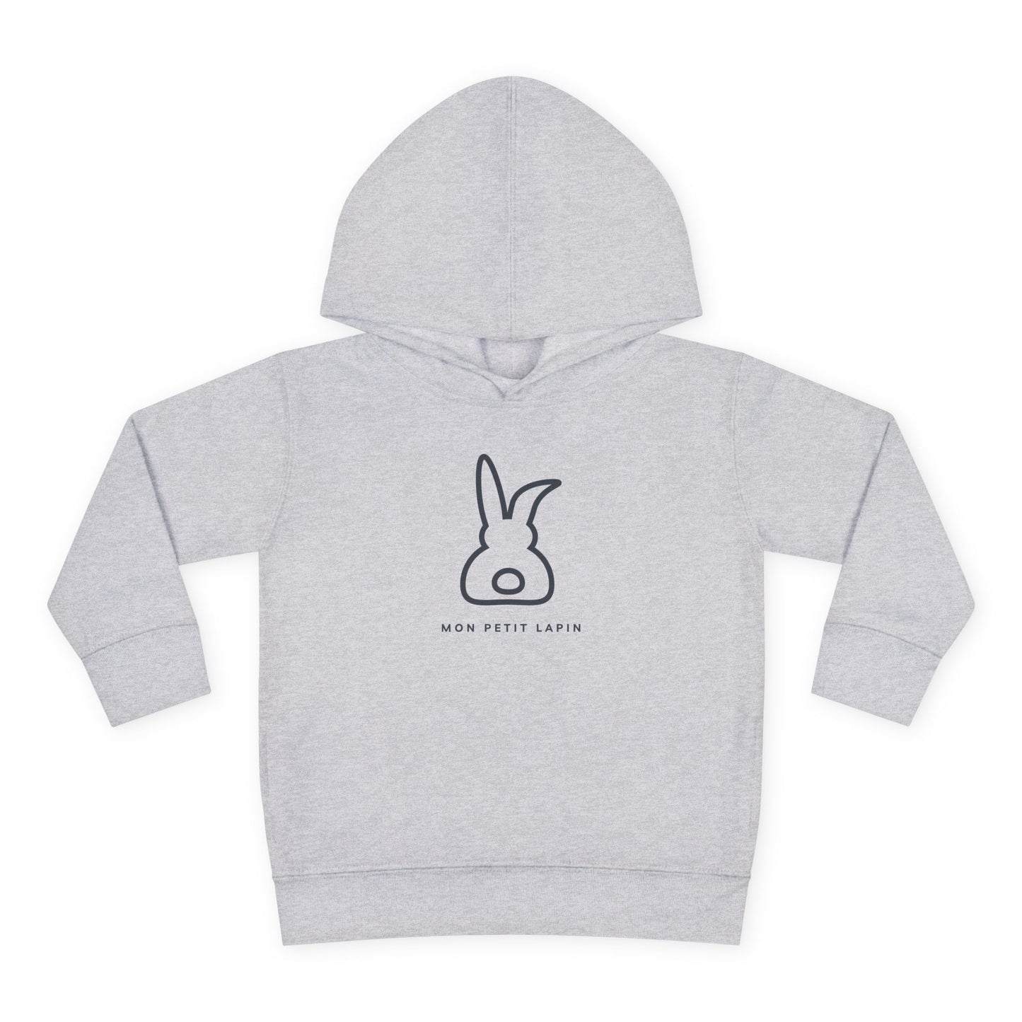 Mon Petit Lapin - Cute Toddler Fleece Hoodie Pullover
