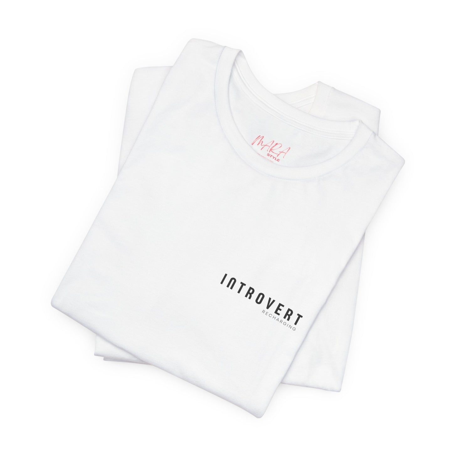 Introvert Recharging Tee, White