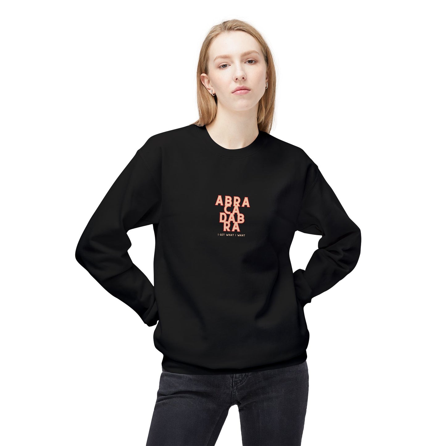 ABRACADABRA Fleece Sweatshirt, Halloween shirt