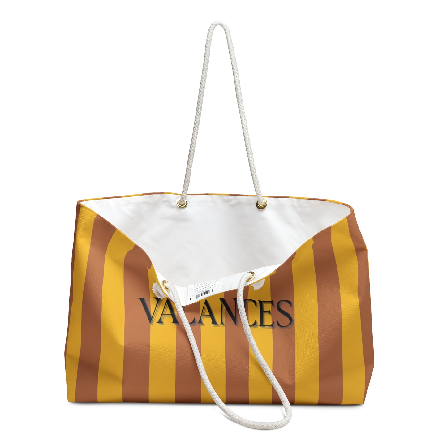 Stylish VACANCES Weekender Bag, BROWN