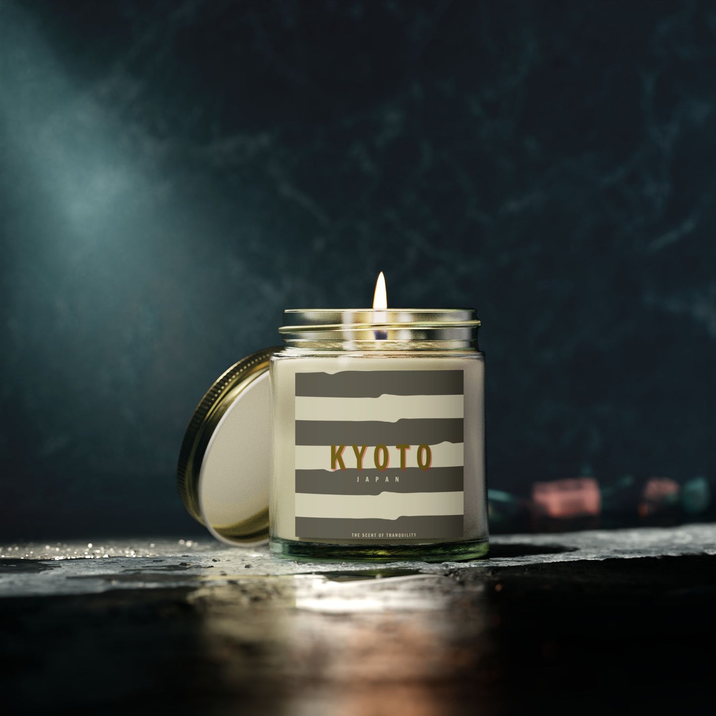 The Scent of Tranquility, KYOTO Candle, Cashmere Musk