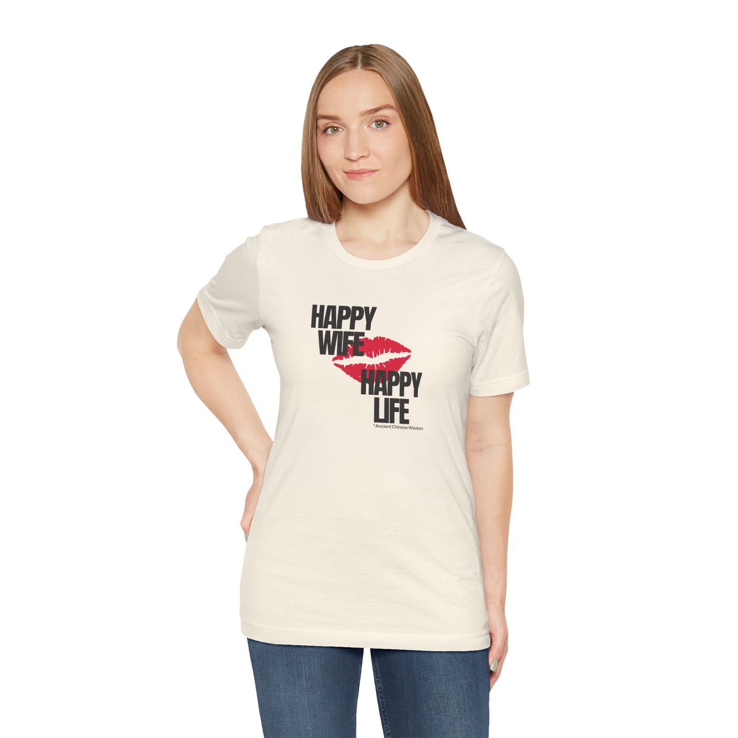 Happy Wife, Happy Life T-shirt, Cool Ladies Tee