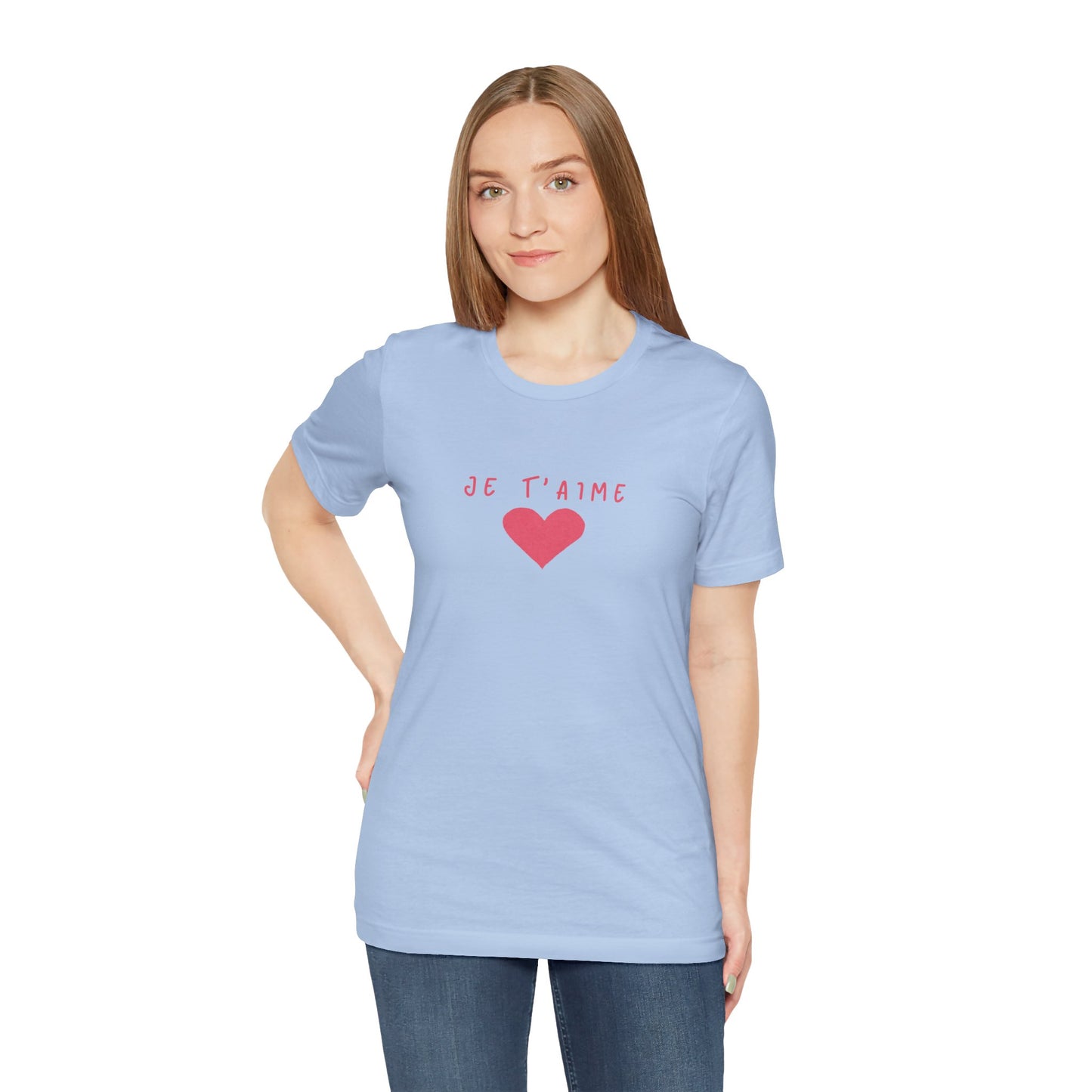 French Graphic Tee - Je T'aime T-Shirt