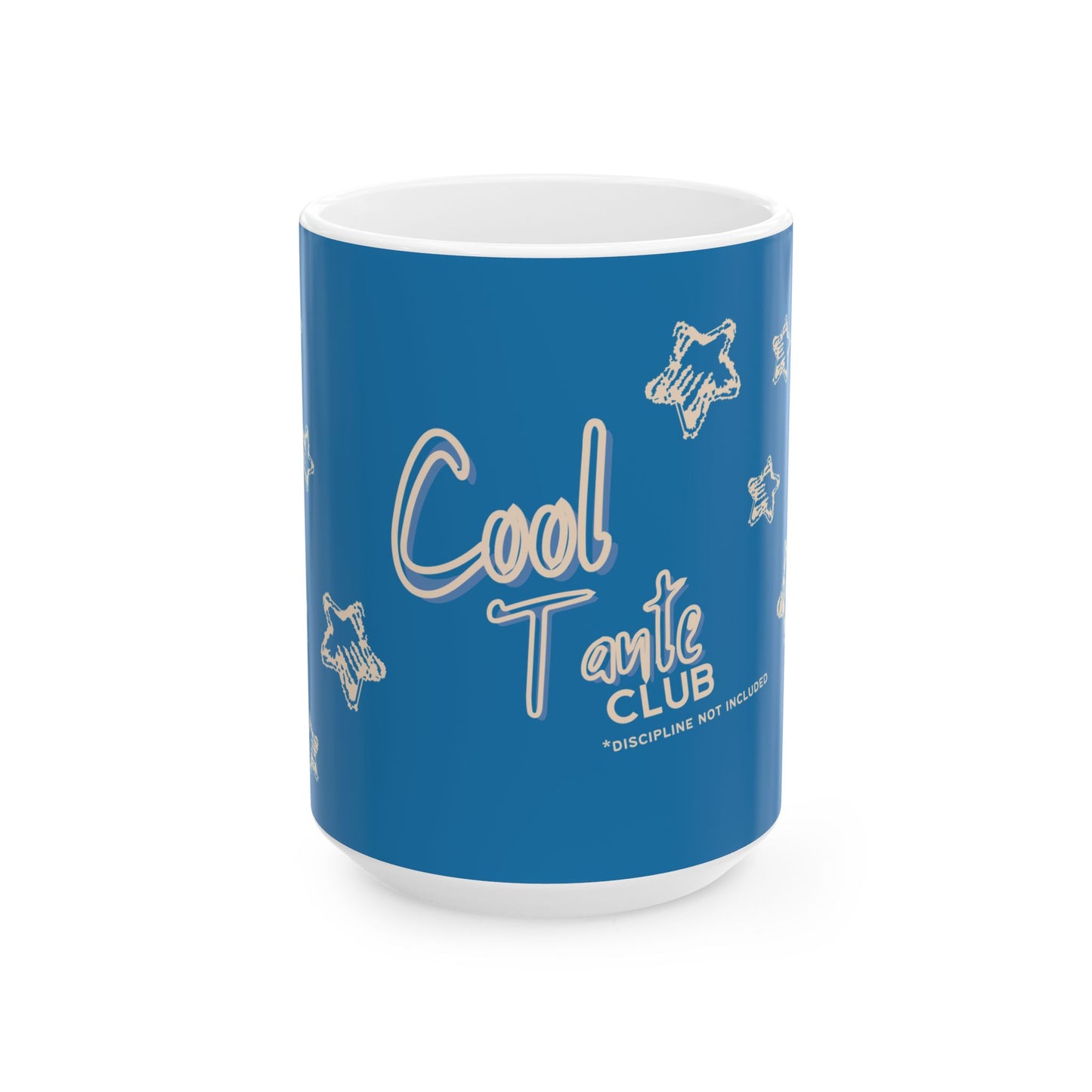 Cool Tante Club Ceramic Mug, Auntie Coffee Cup, TEAL Blue