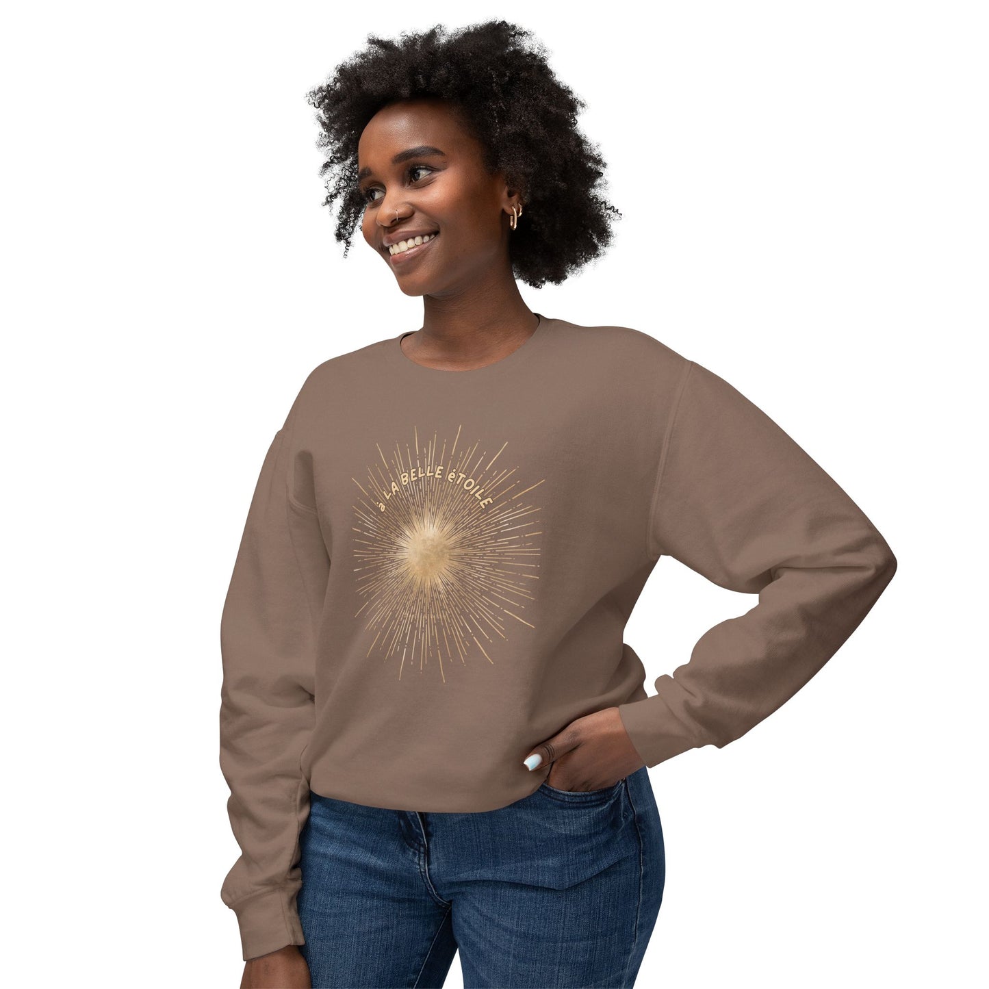 Sparkly Make a Wish Sweatshirt, 'à la belle étoile'