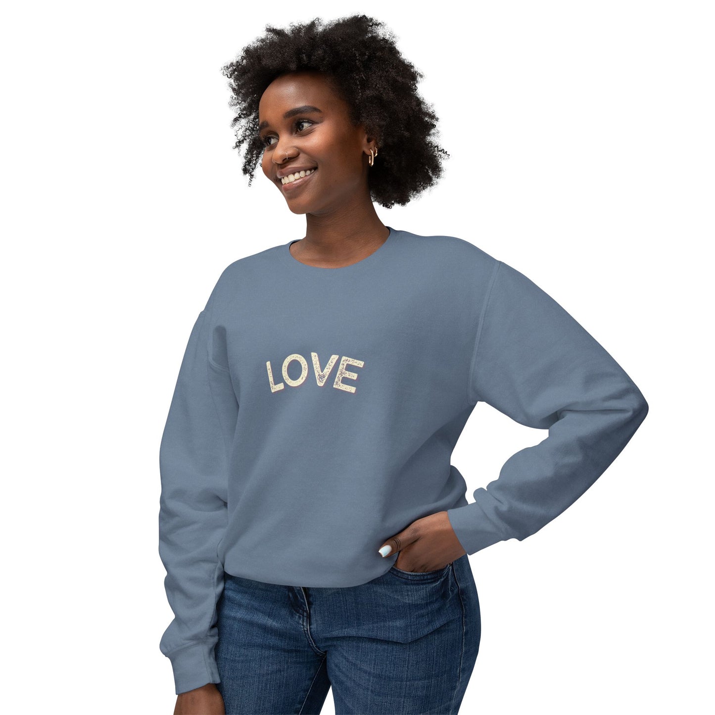 Classic LOVE Crewneck Sweatshirt, Lightweight