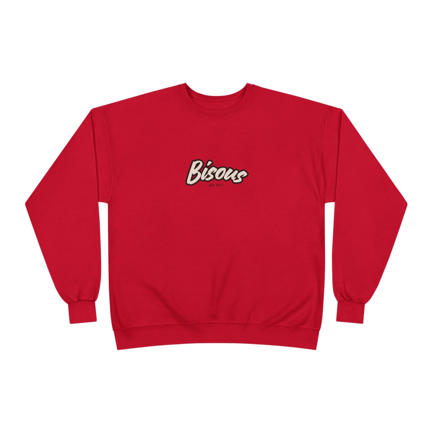 Cute BISOUS Crewneck Sweatshirt