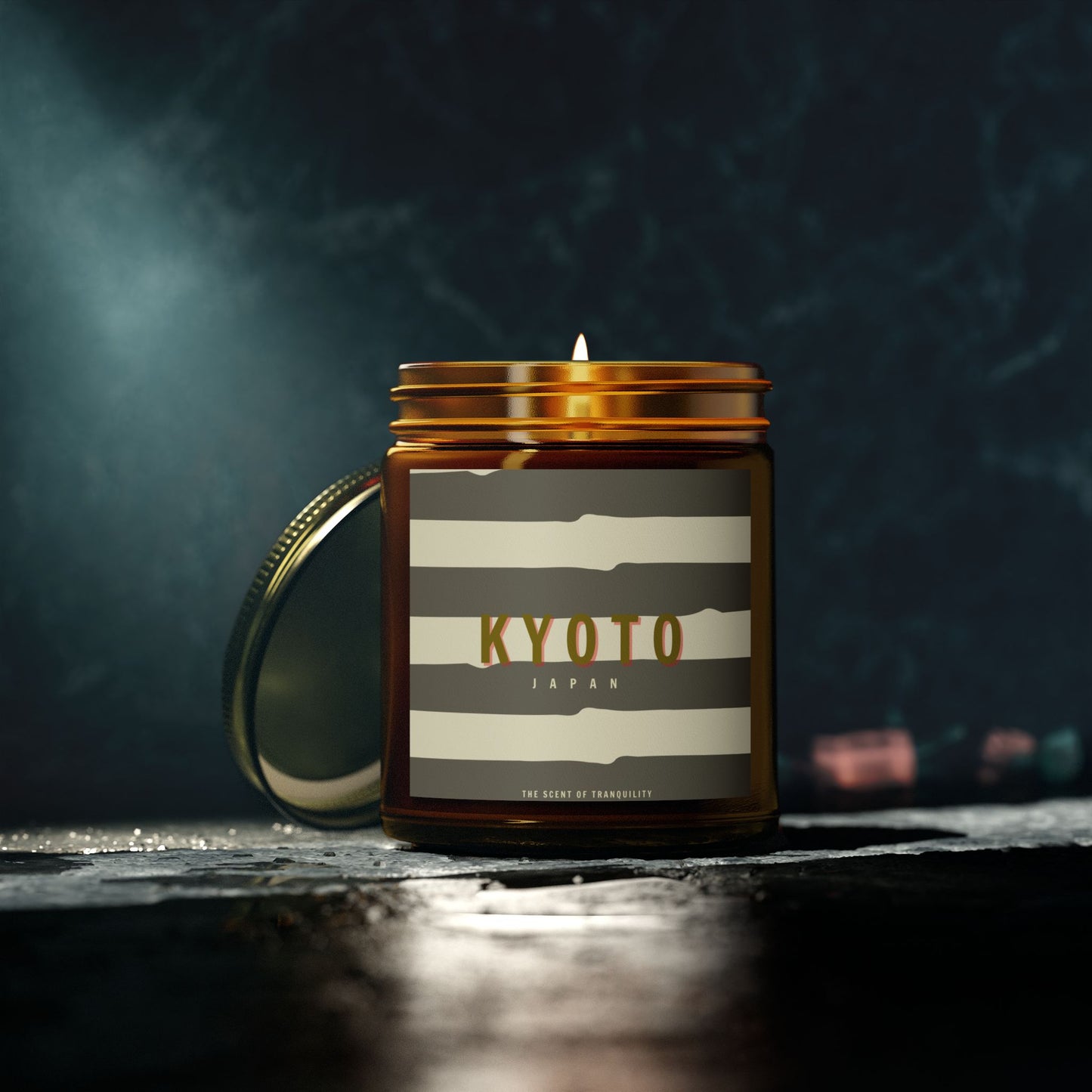 The Scent of Tranquility, KYOTO Candle, Cashmere Musk