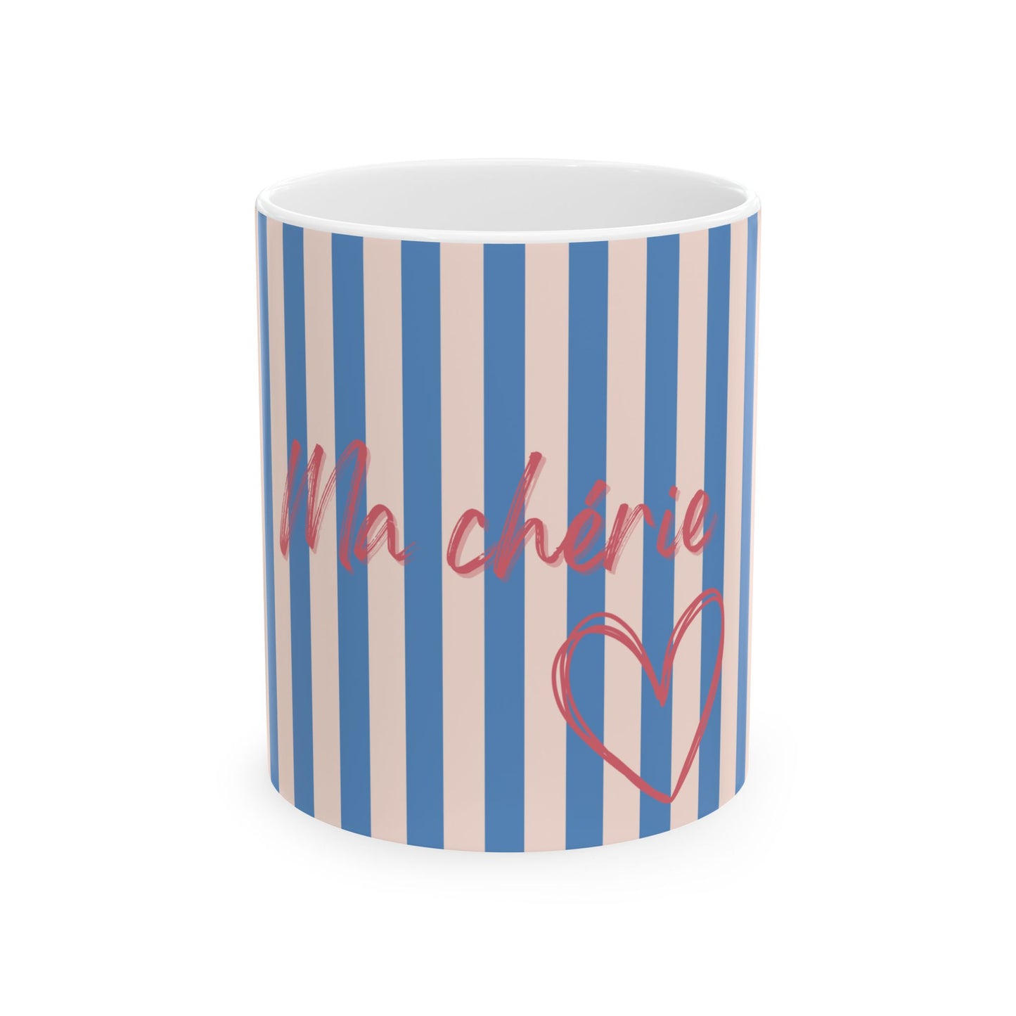 Ma chérie Sweetheart Mug, Kitchen Decor