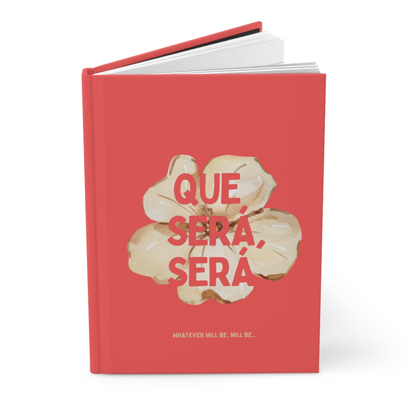 Matte Coral Journal - Que Sera, Sera