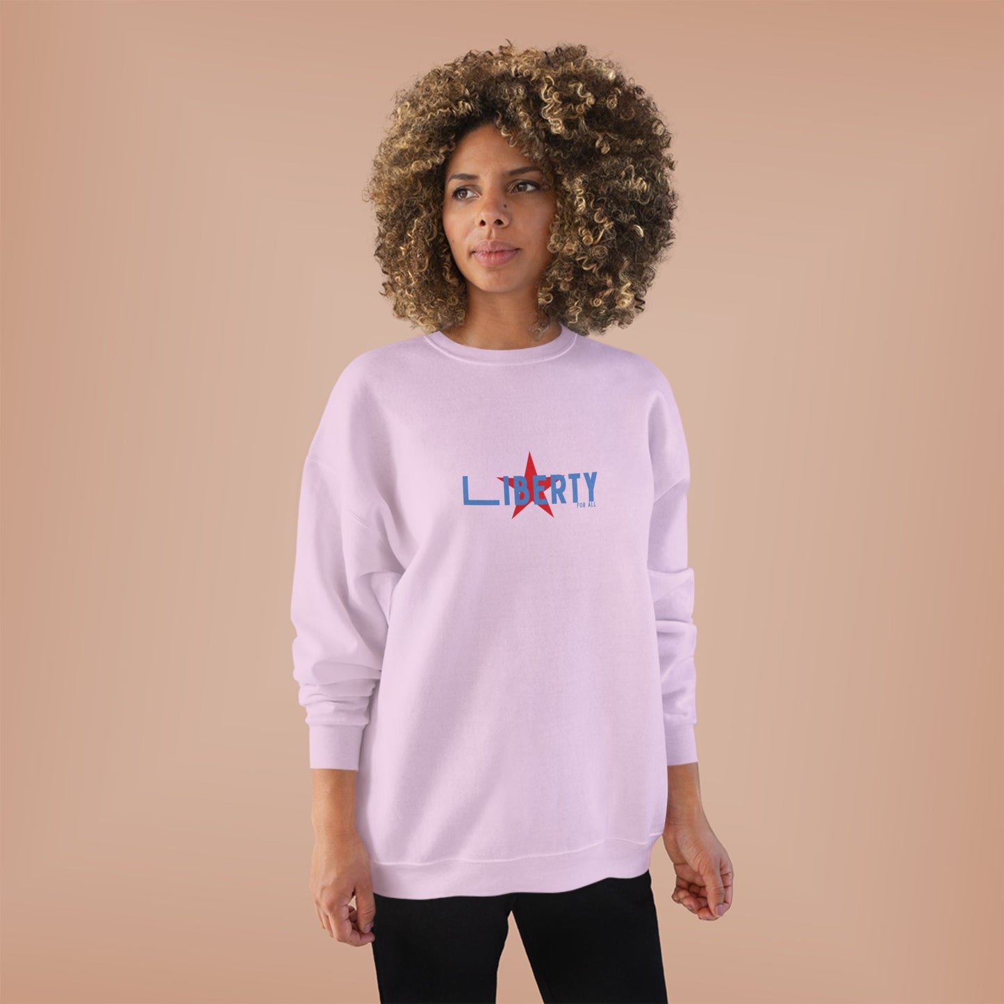 Liberty For All Crewneck Sweatshirt - American Style