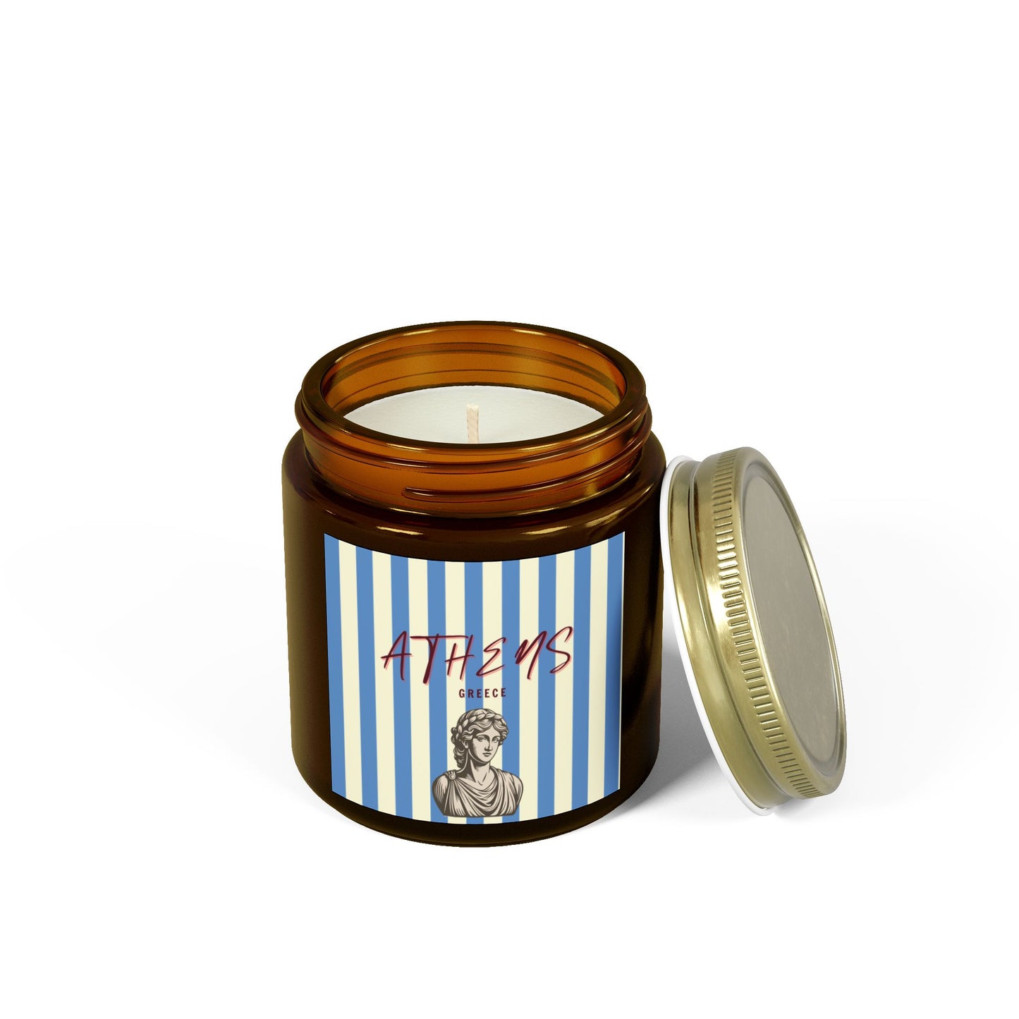 ATHENS Greece Scented Candle Amber