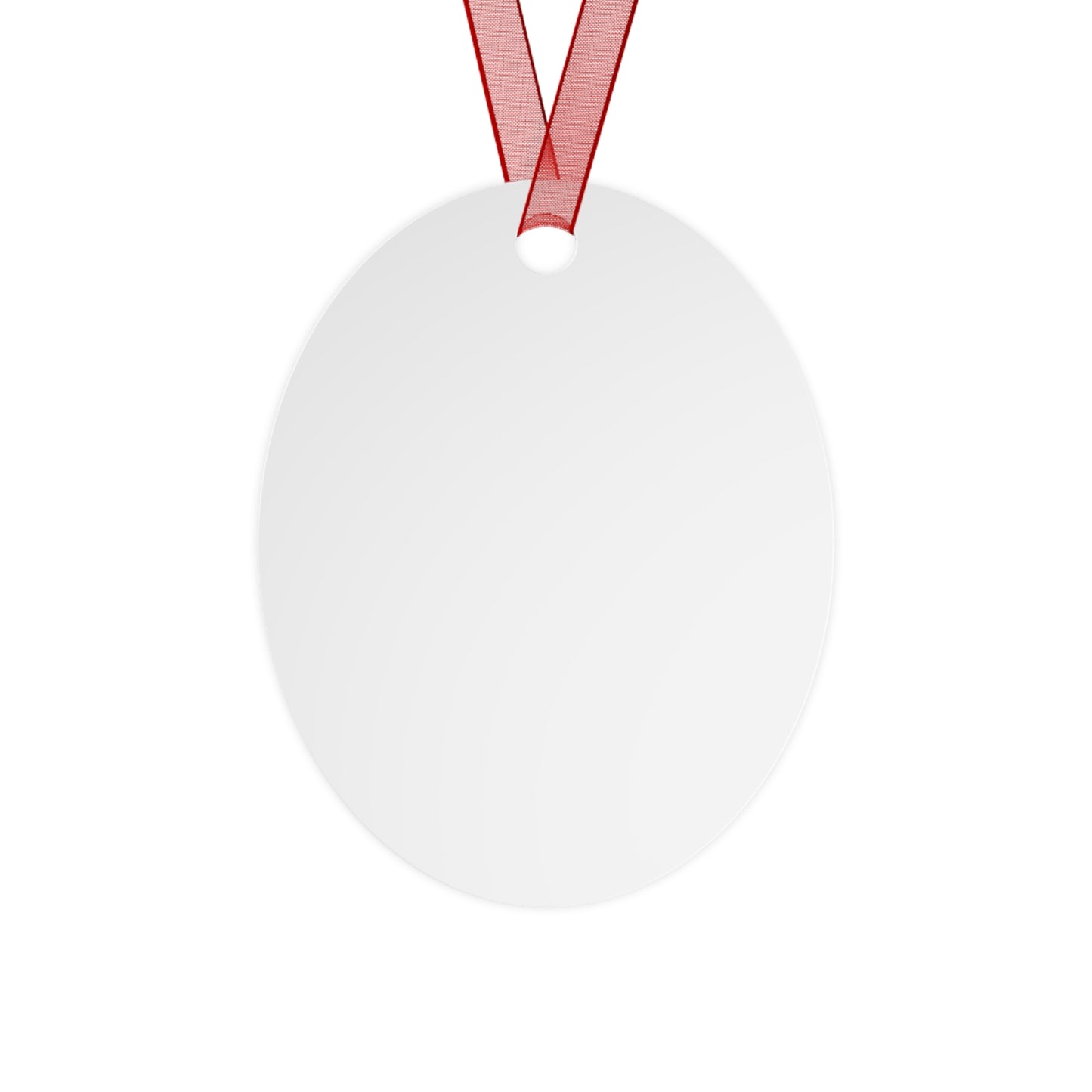Red Christmas Ornament for Couples, LoveBirds Theme