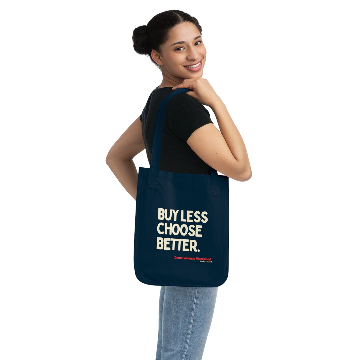 Vivienne Westwood Inspired Organic Canvas Tote Bag - Eco-Friendly Fashion