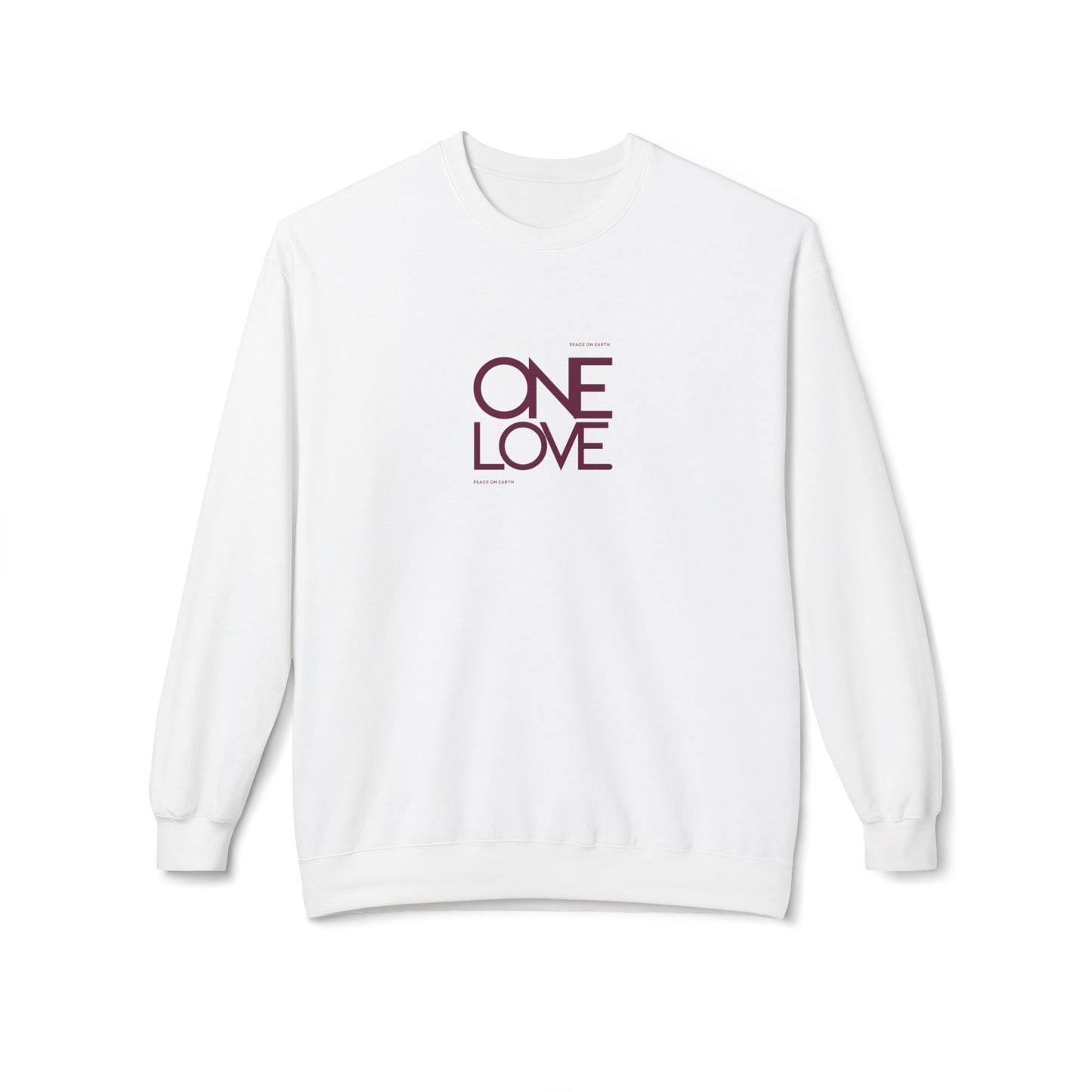 One Love Peace on Earth Holiday Unisex Sweatshirt