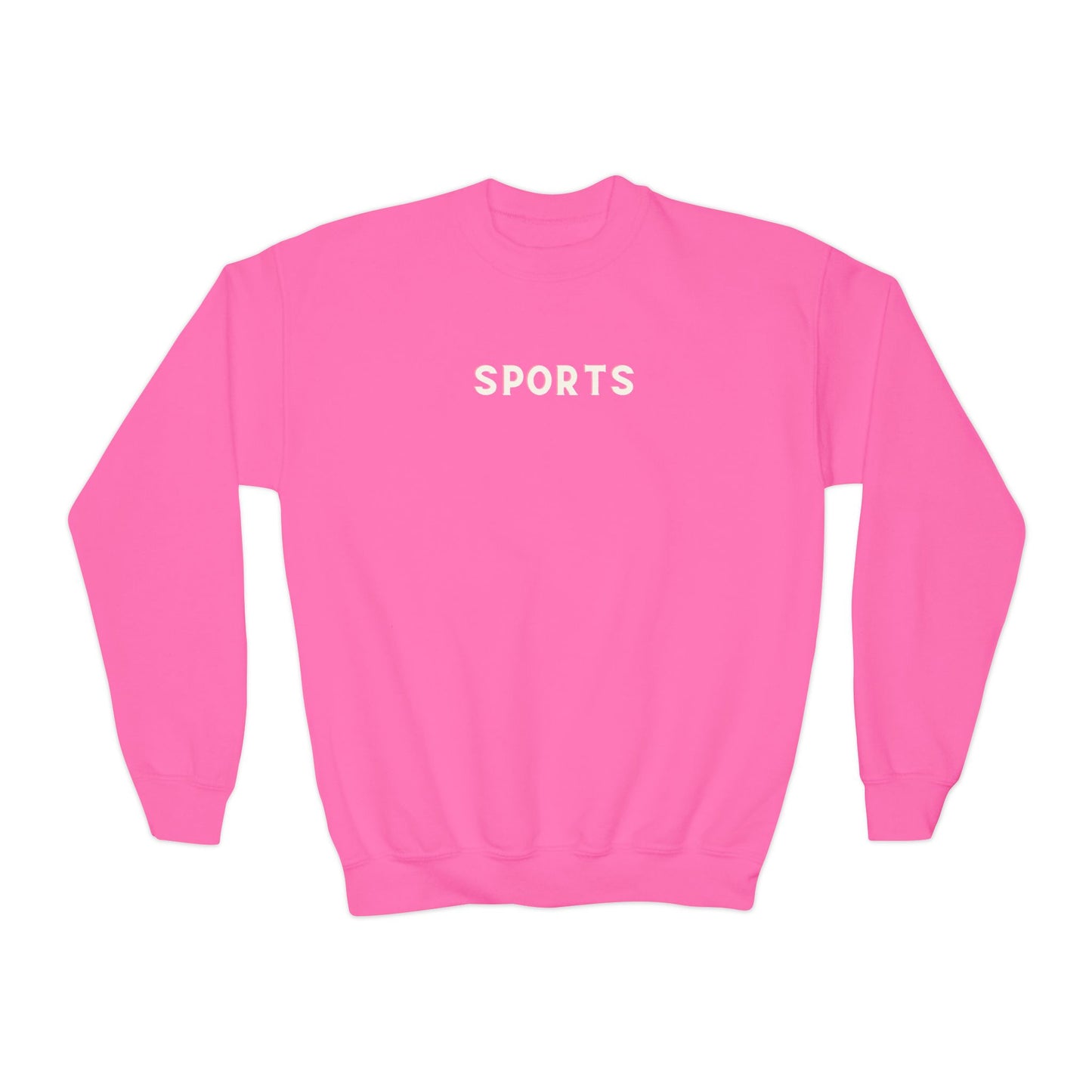 Youth SPORTS Crewneck Sweatshirt - Stylish School Activities Pullover