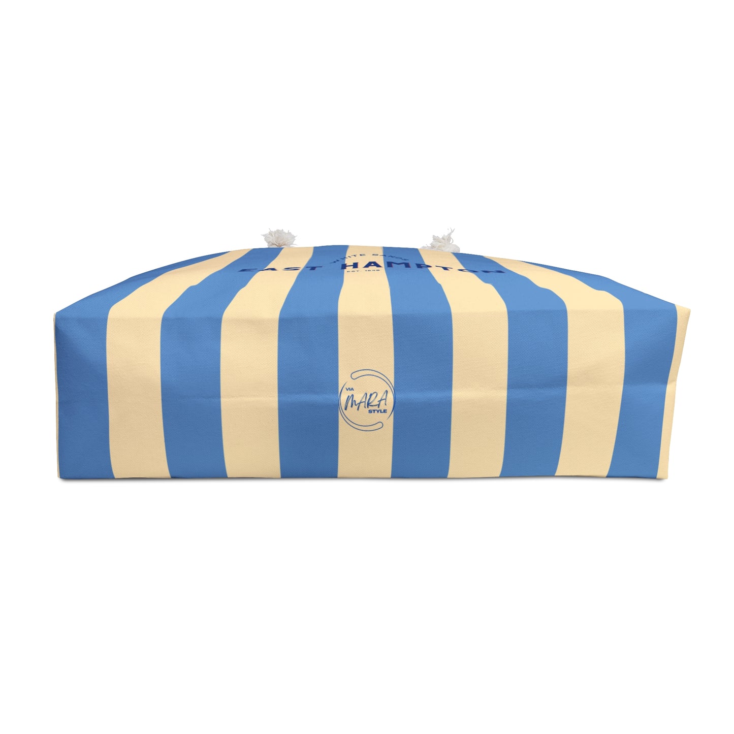 East Hampton Striped Weekender Bag — Preppy Beach Tote Bag