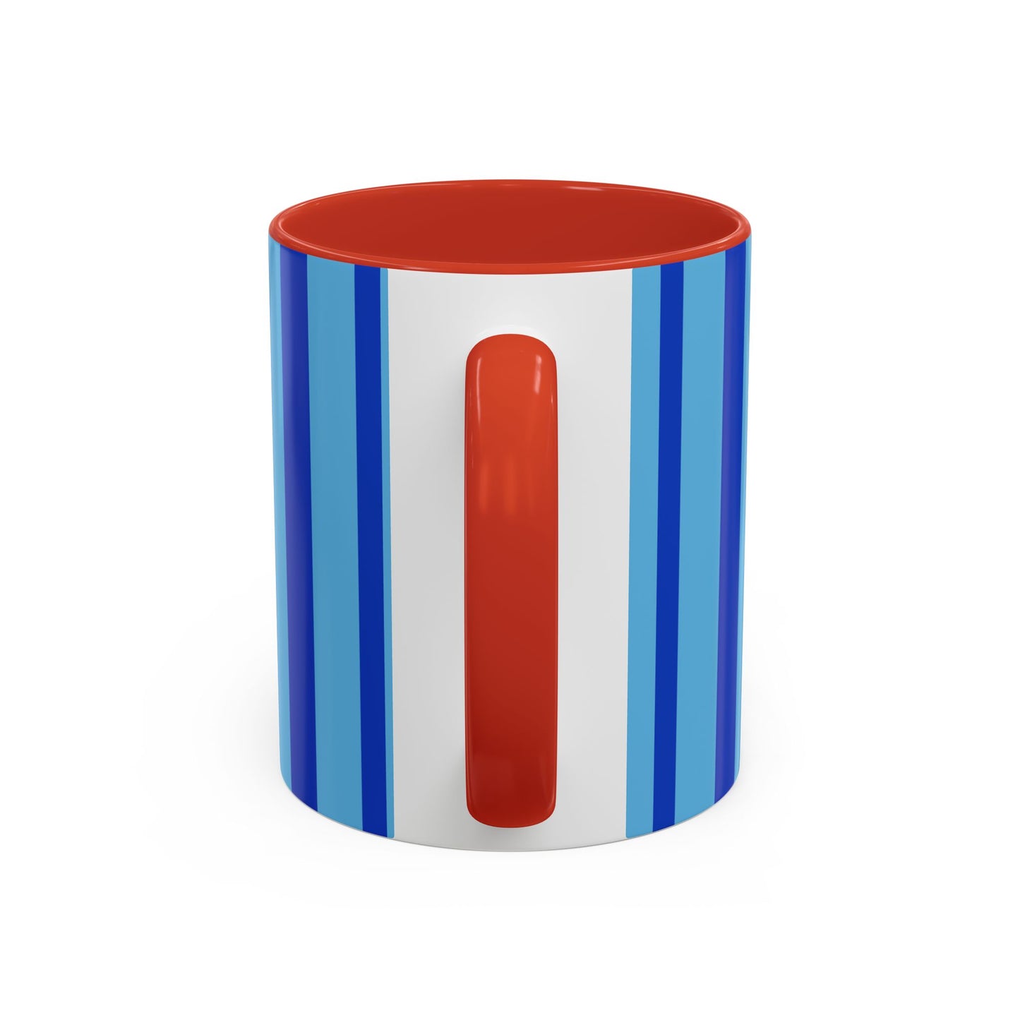 No. 1 Teacher Blue Accent Coffee Mug
