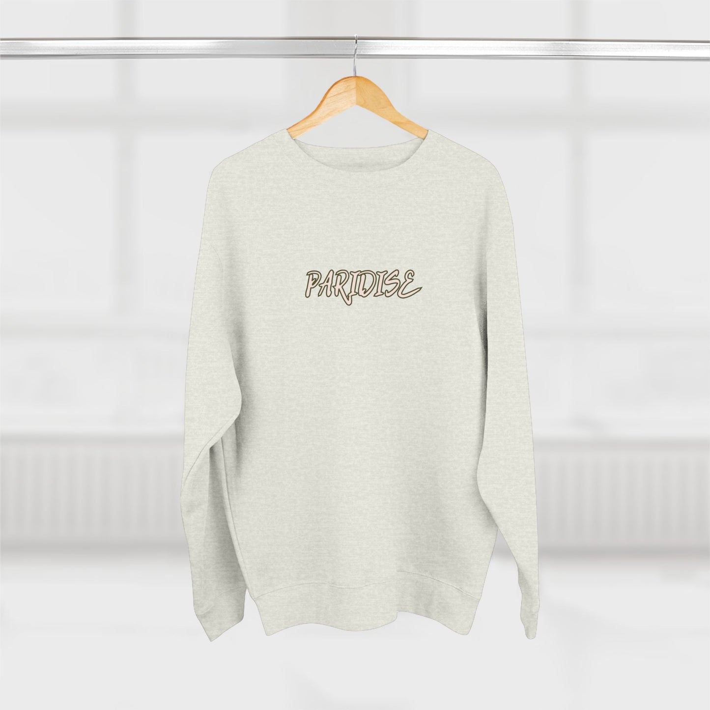 PARADISE Unisex Crewneck Sweatshirt, Elegant Sweatshirt