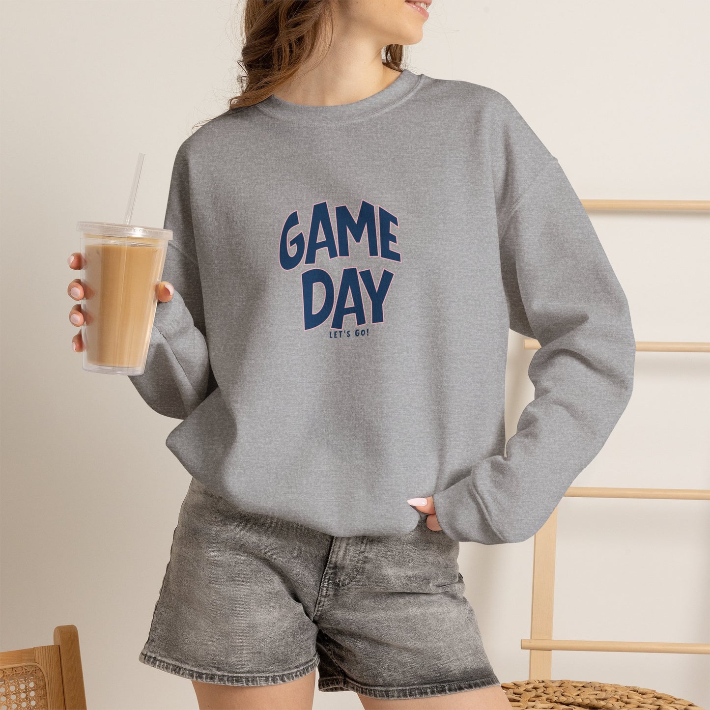 Ladies Game Day Crewneck Sweatshirt – Colorful Collegiate Pullover