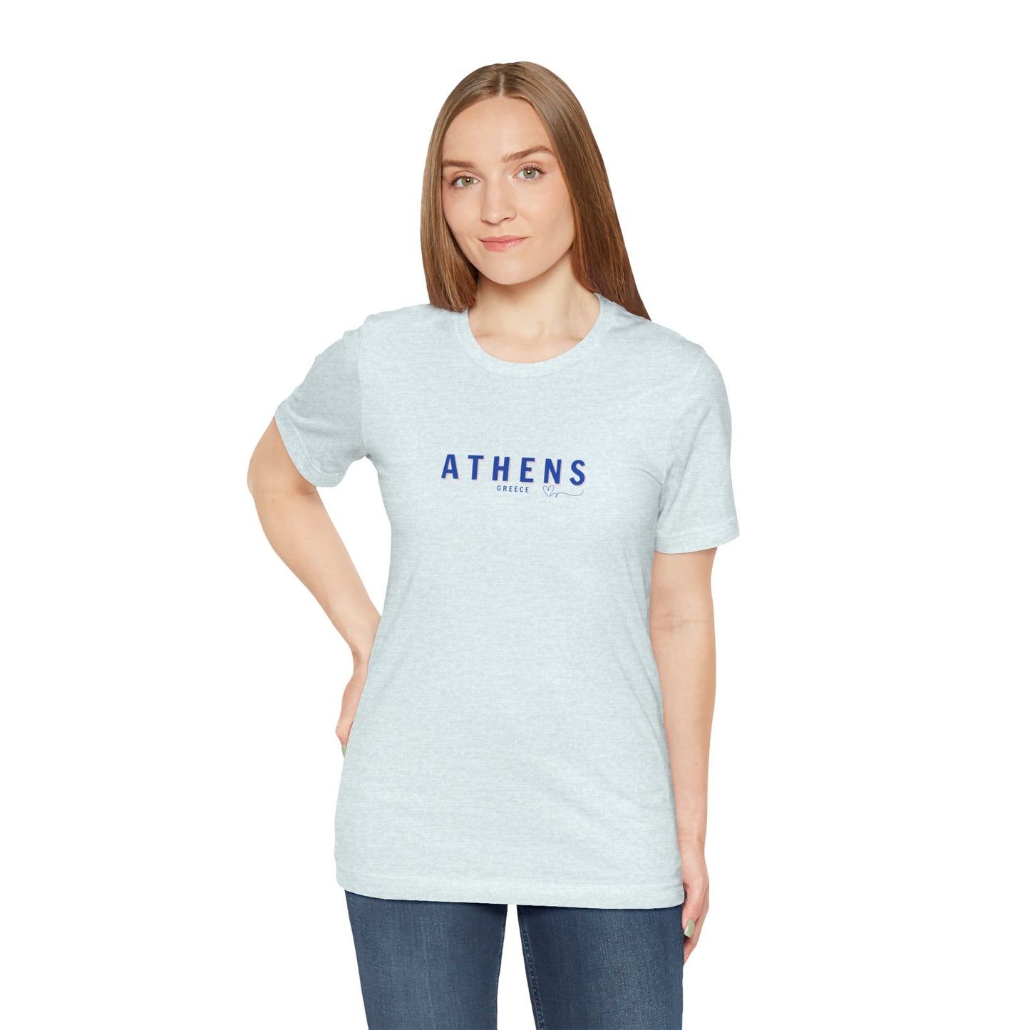 ATHENS Greece Minimalist Tee - Global Nomad Edition