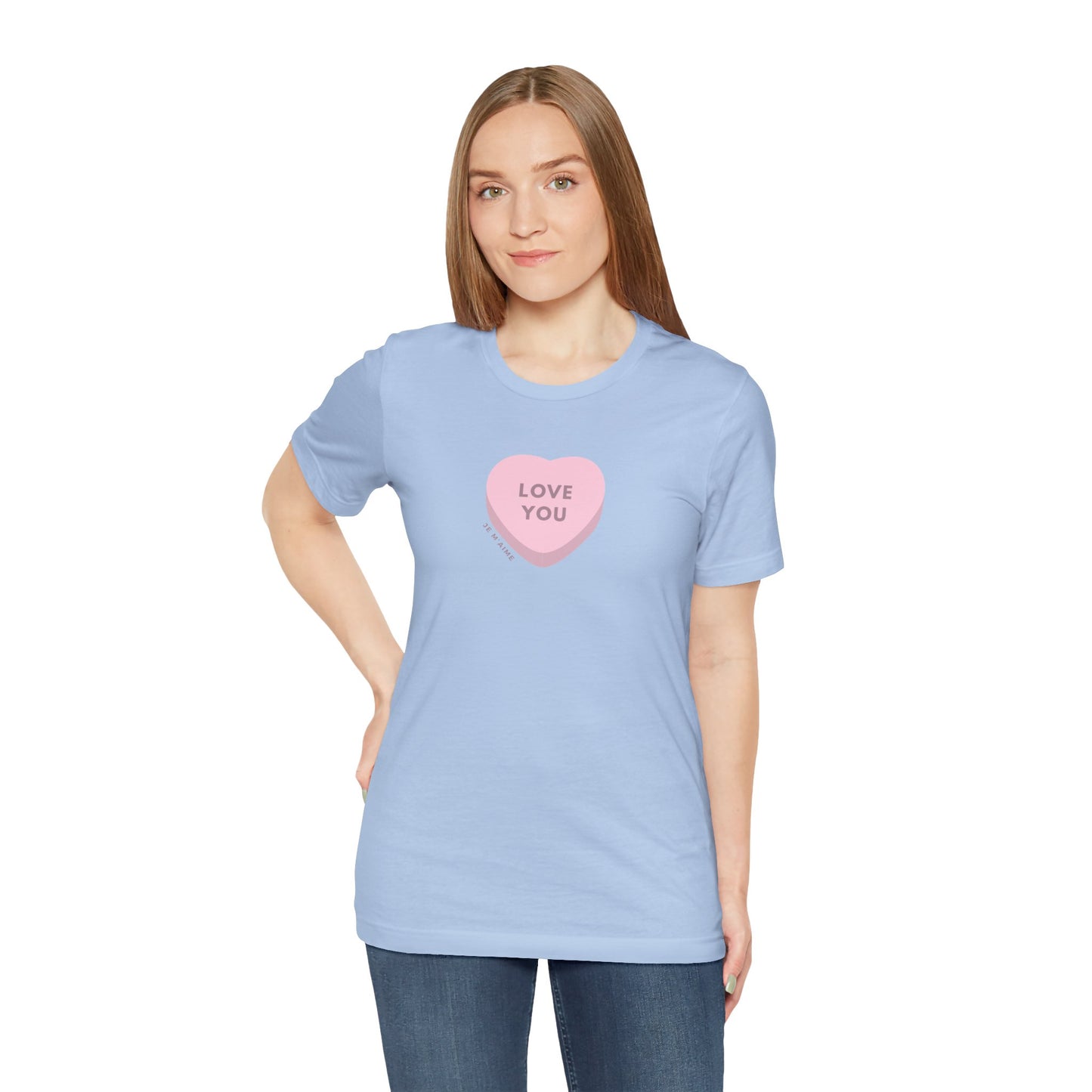 Self-Love Message Ladies Tee, "Je m'aime" I Love Myself