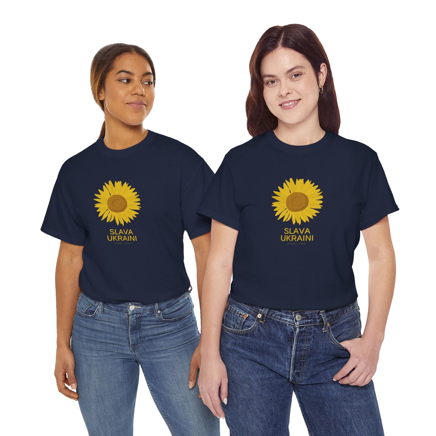 Sunflower Ukraine Tee, Slava Ukraini