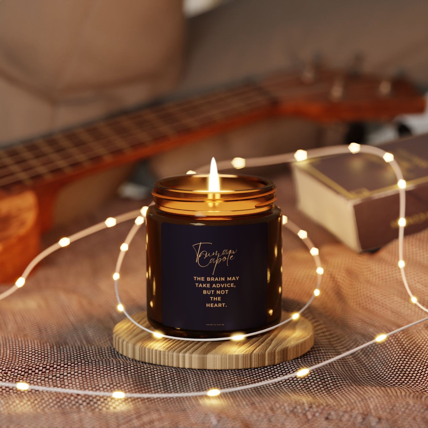 Moody Truman Capote Quote Candle | Words to Live By